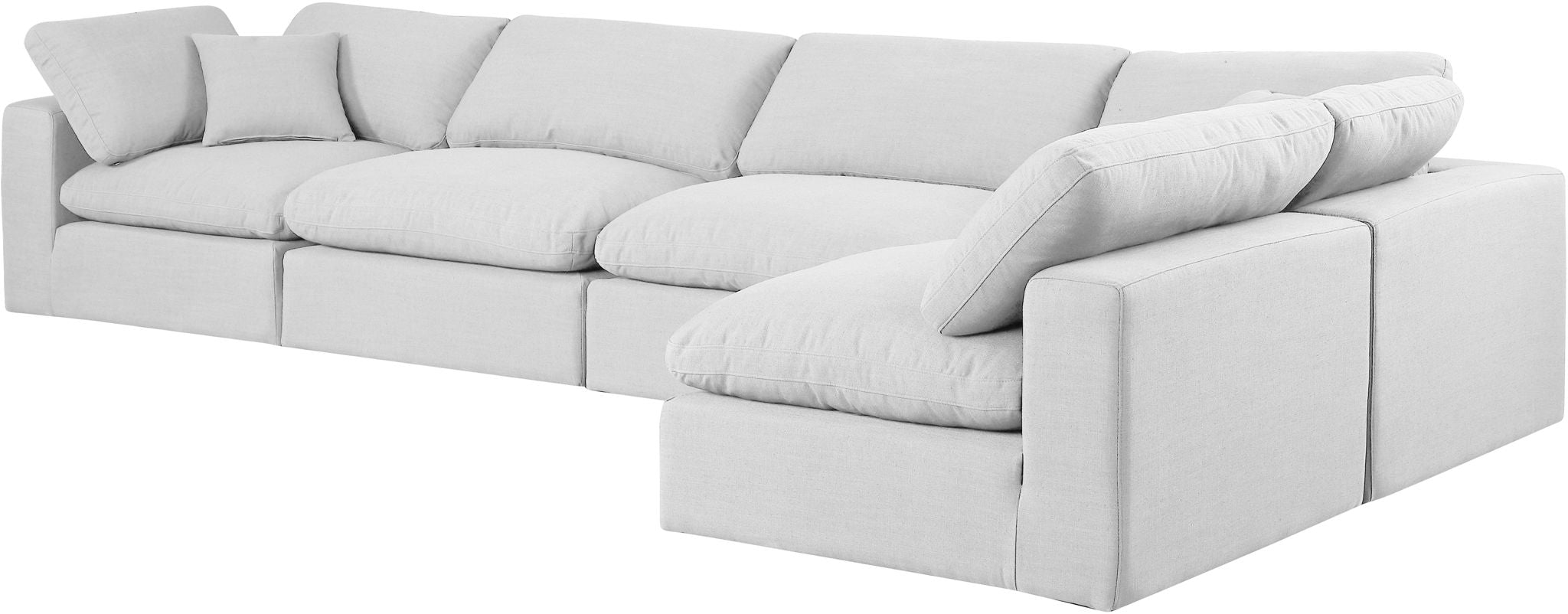 Comfy - 5 Piece Linen Modular Sectional - Urban Living Furniture (Los Angeles, CA)