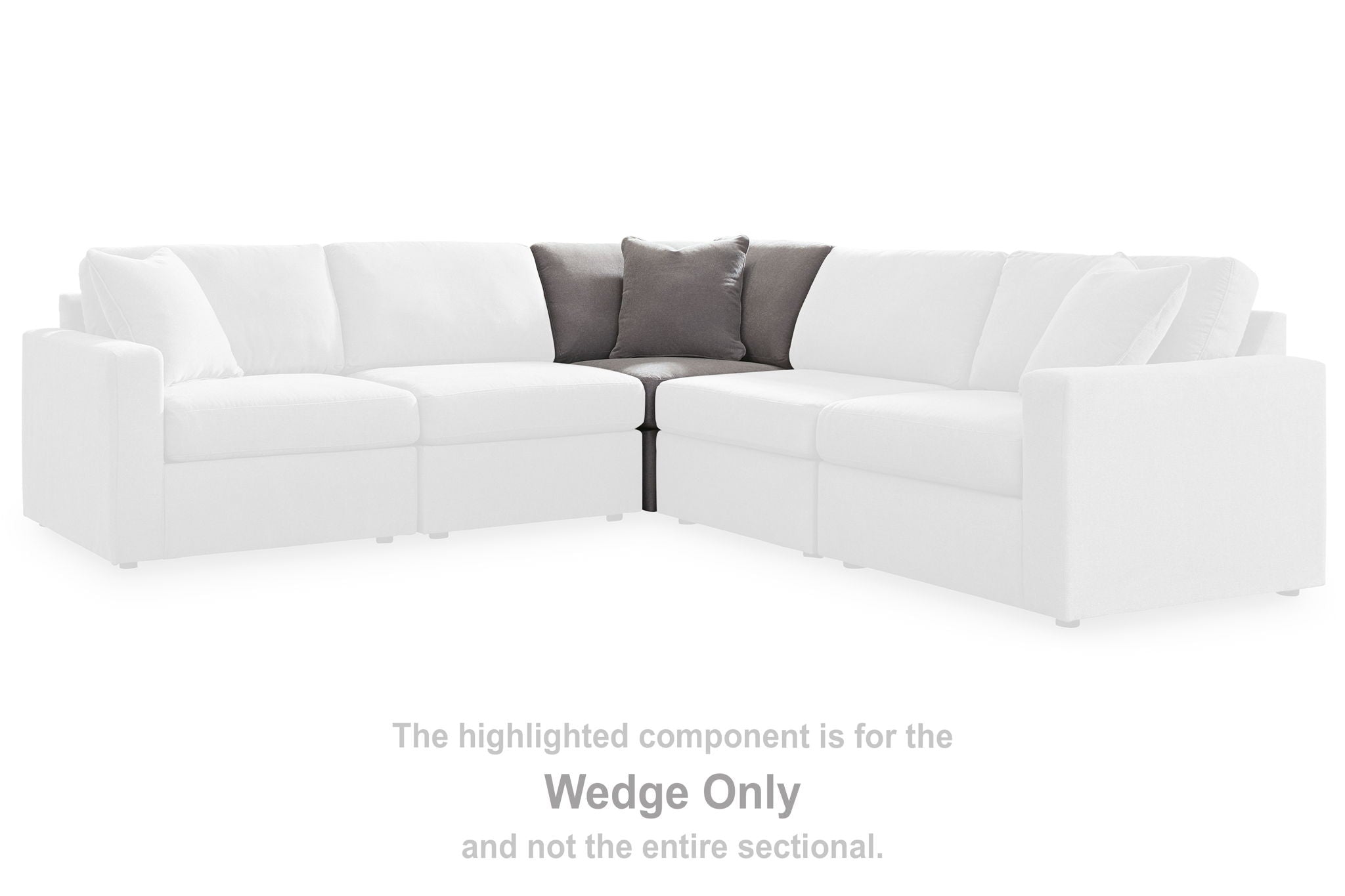 Modmax - Granite - Wedge - Urban Living Furniture (Los Angeles, CA)