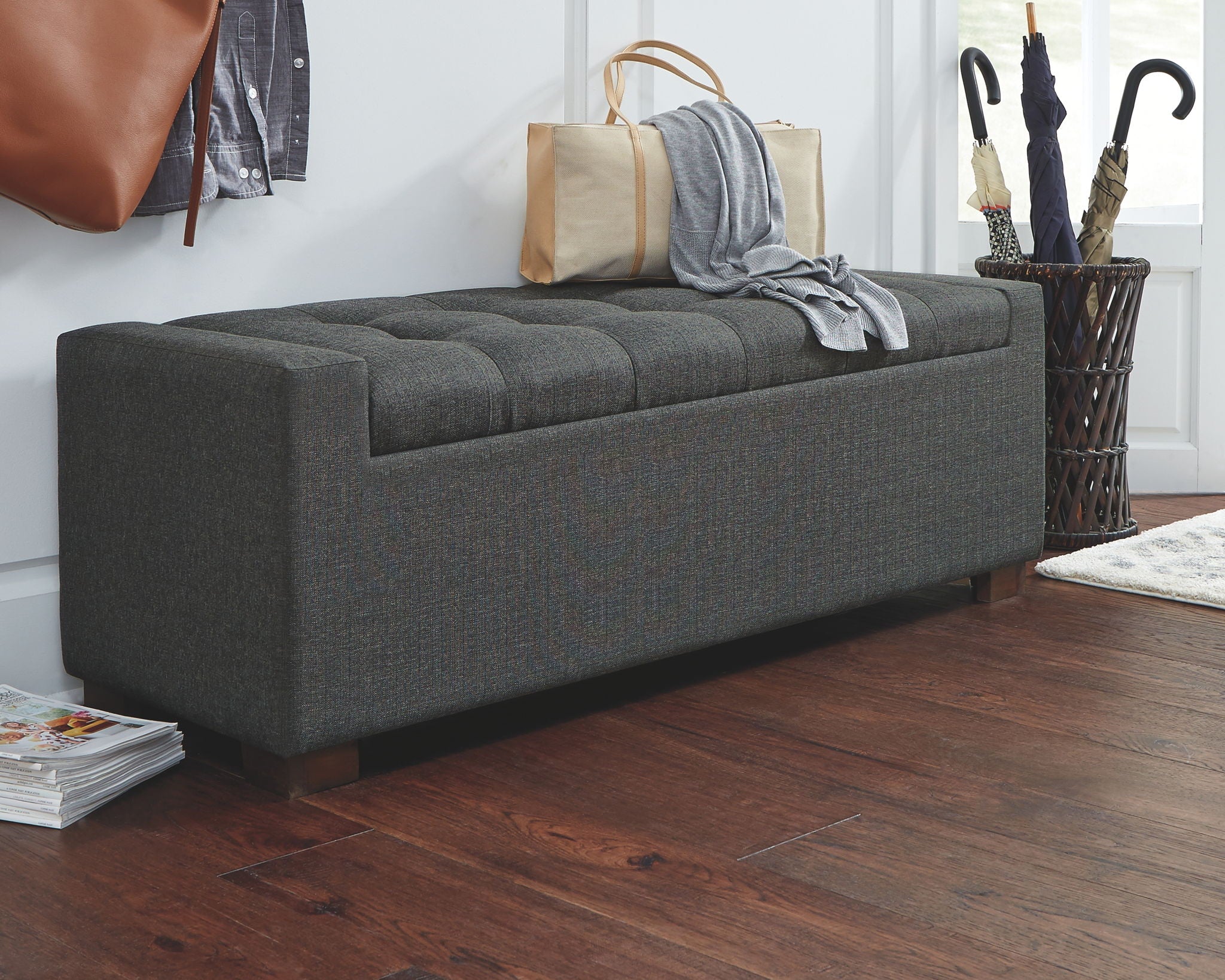 Cortwell - Gray - Storage Bench - Urban Living Furniture (Los Angeles, CA)