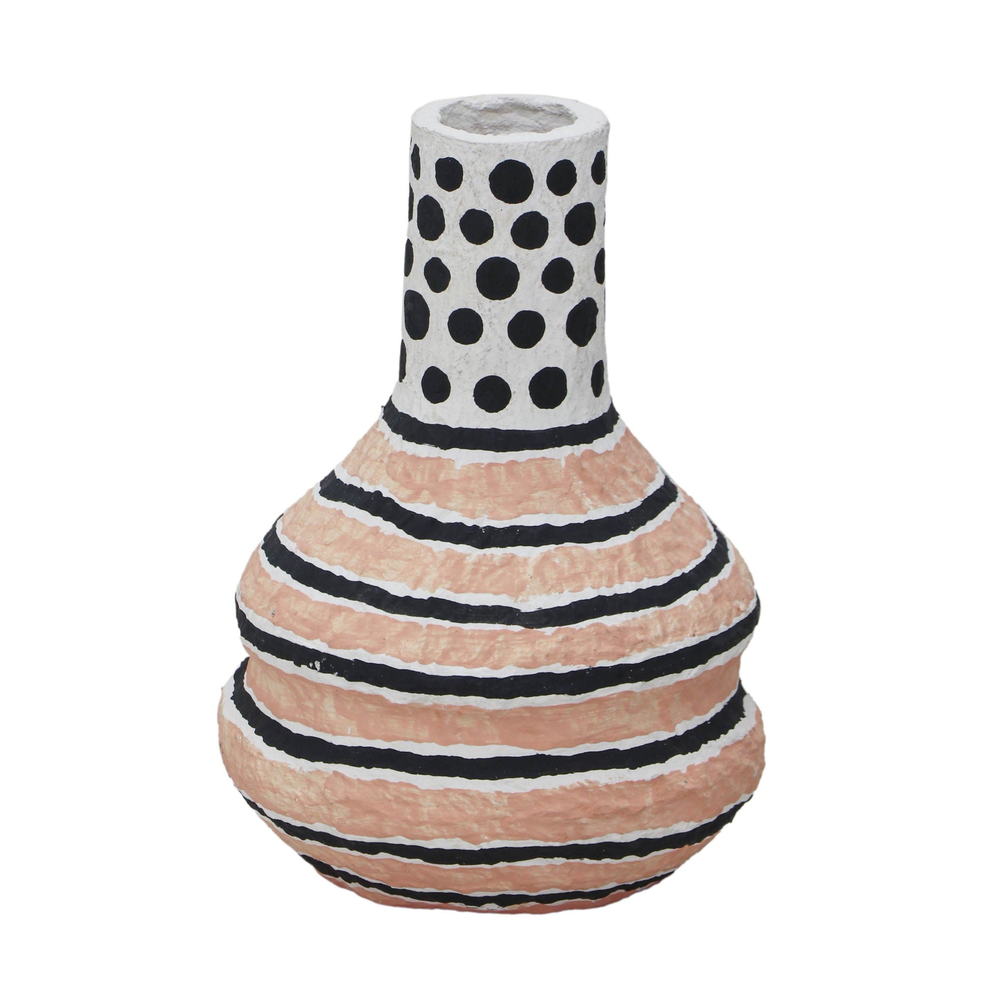 Cotton Mache - Print Vase - Modernist - Urban Living Furniture (Los Angeles, CA)