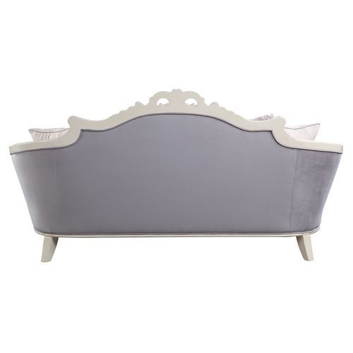 Galelvith - Sofa With 6 Pillows - Gray Fabric - Urban Living Furniture (Los Angeles, CA)