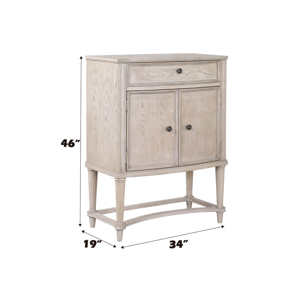 Wynsor - Wine Cabinet - Antique White - Urban Living Furniture (Los Angeles, CA)
