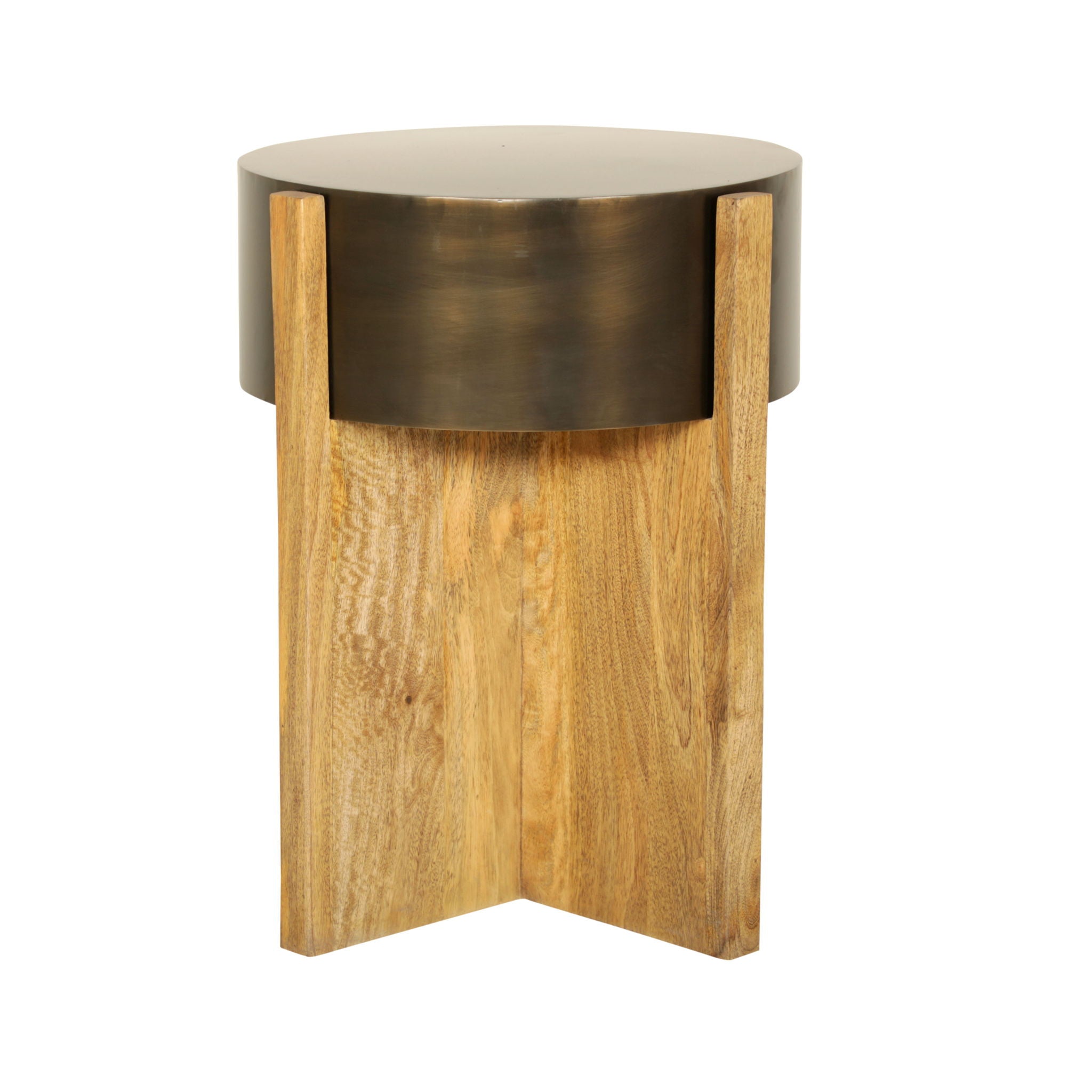 Aspen - 42" Round Cocktail Table With 2 End Tables - Barton Bronze - Urban Living Furniture (Los Angeles, CA)
