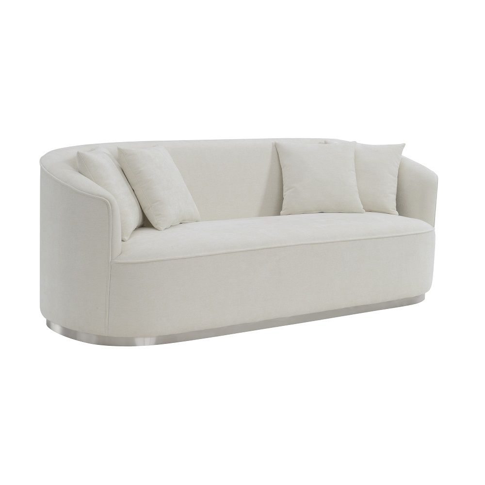 Odette - Sofa With 4 Pillows - Beige Chenille - Urban Living Furniture (Los Angeles, CA)