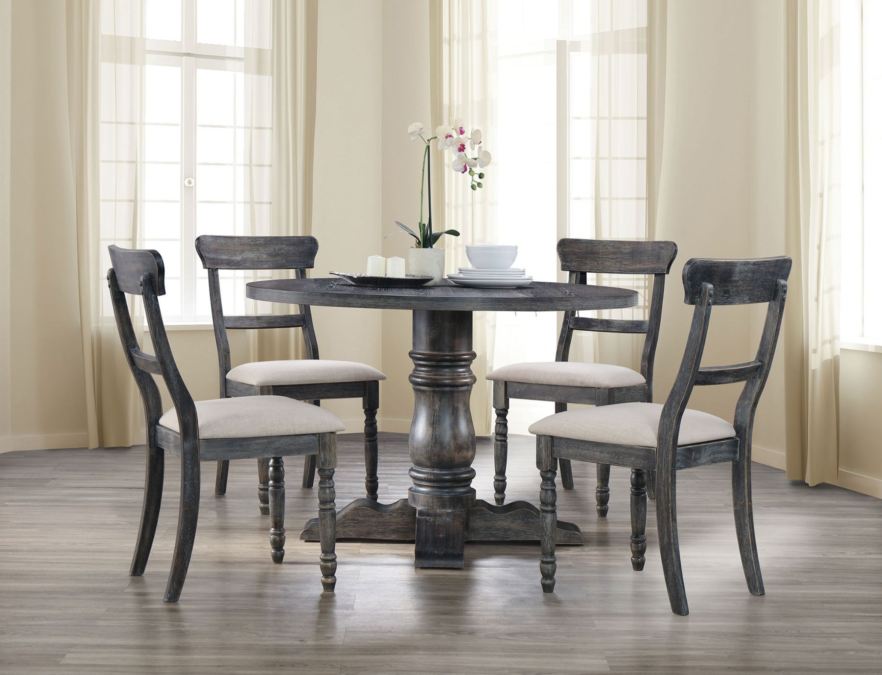 Leventis - Dining Table - Weathered Gray - Urban Living Furniture (Los Angeles, CA)