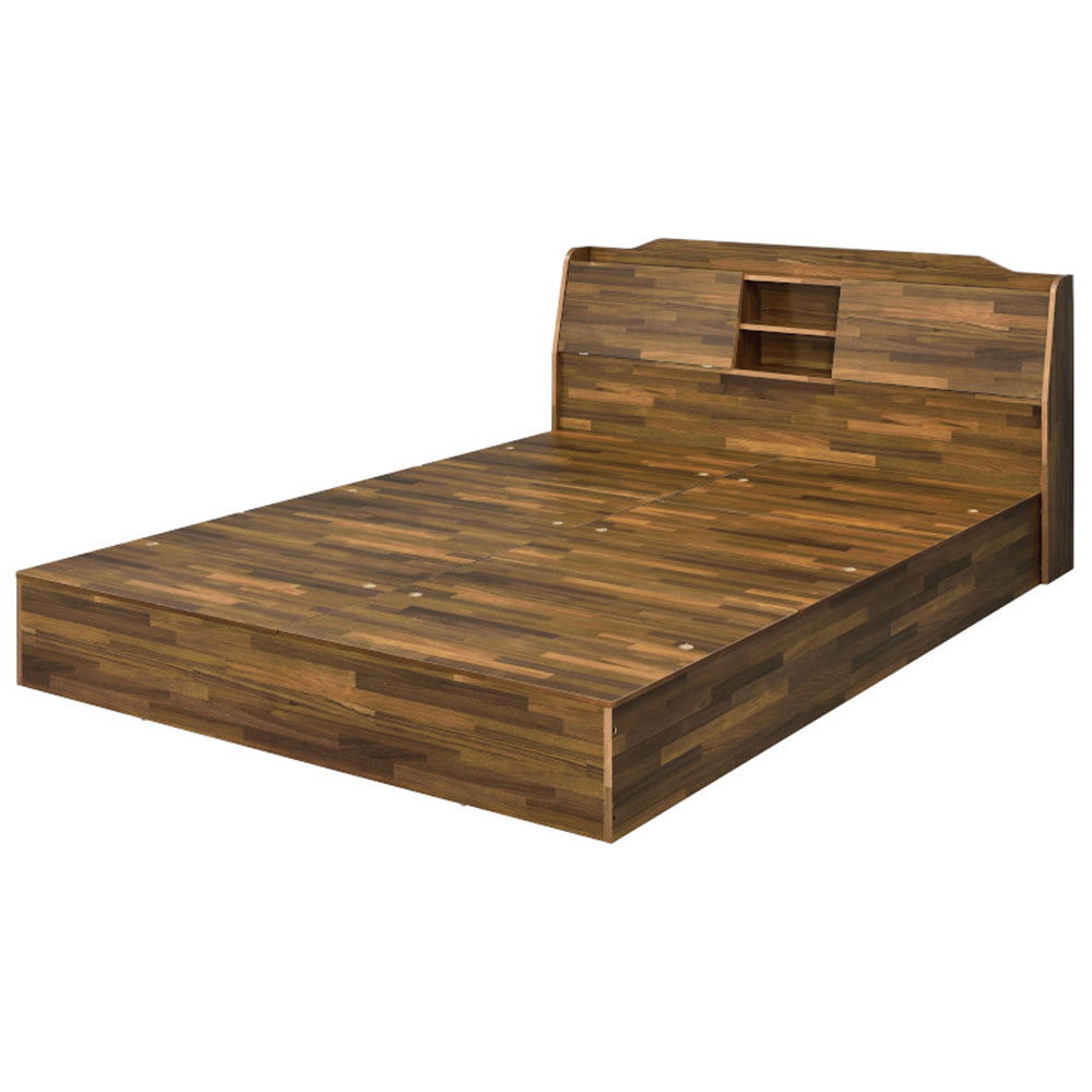 Hestia - Queen Bed With Storage - Walnut - Urban Living Furniture (Los Angeles, CA)
