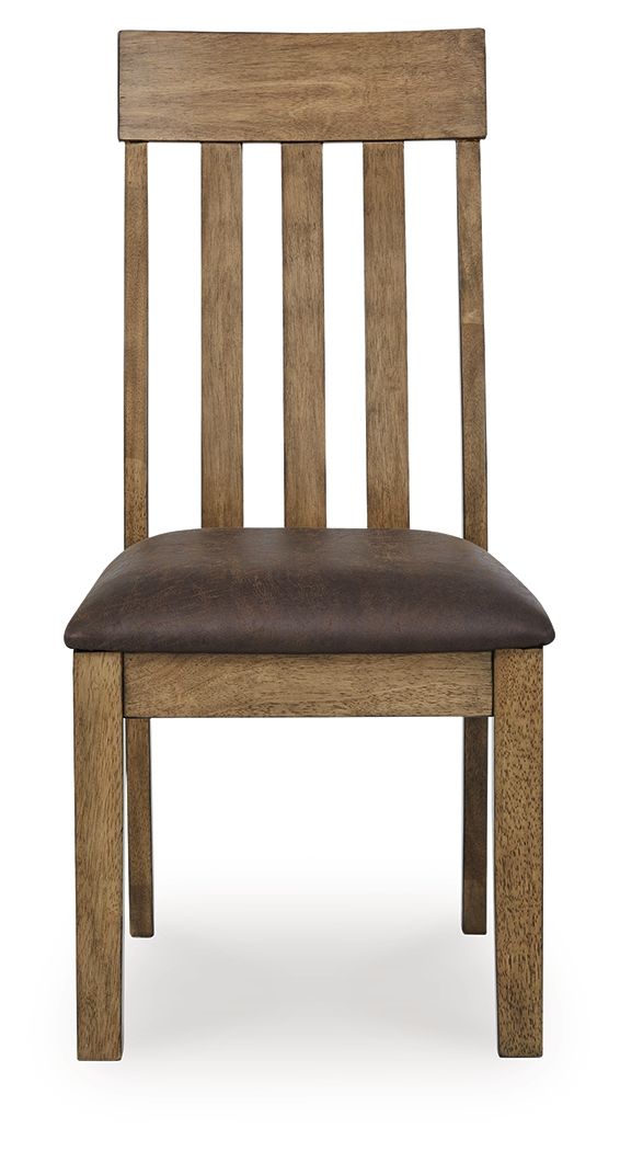 Urbinforte - Dining Upholstered Side Chair (Set of 2) - Light Brown - Urban Living Furniture (Los Angeles, CA)