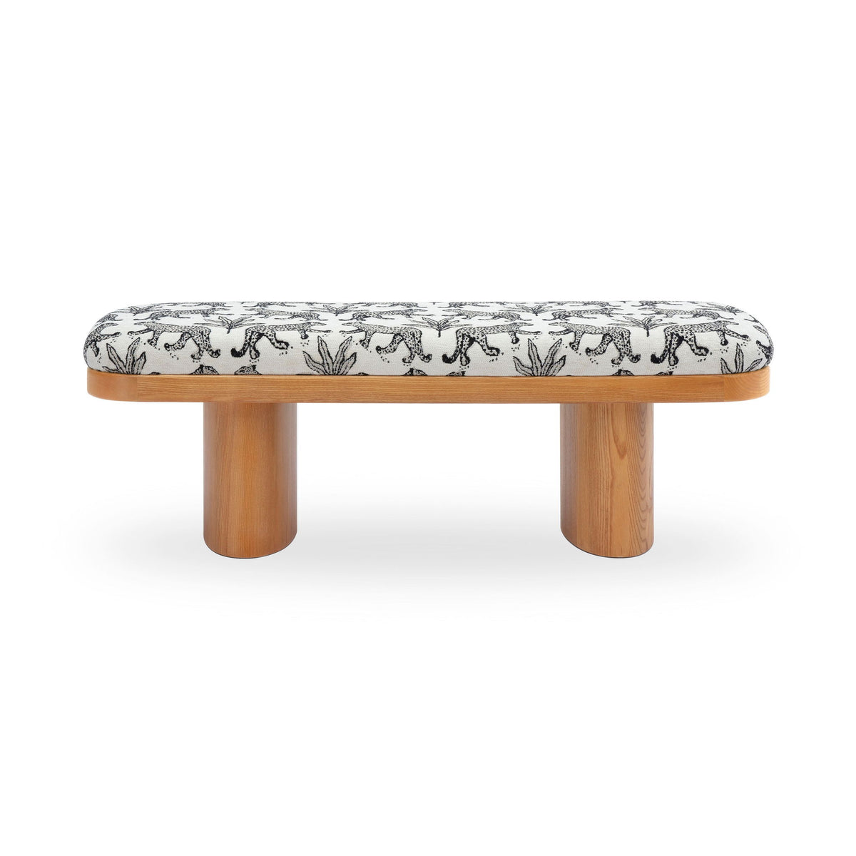 Ollie - Leopard Jacquard Bench