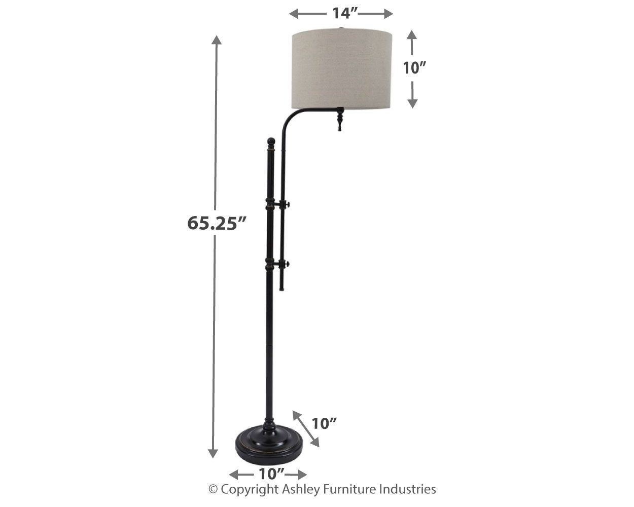 Anemoon - Metal Floor Lamp - Black - Urban Living Furniture (Los Angeles, CA)