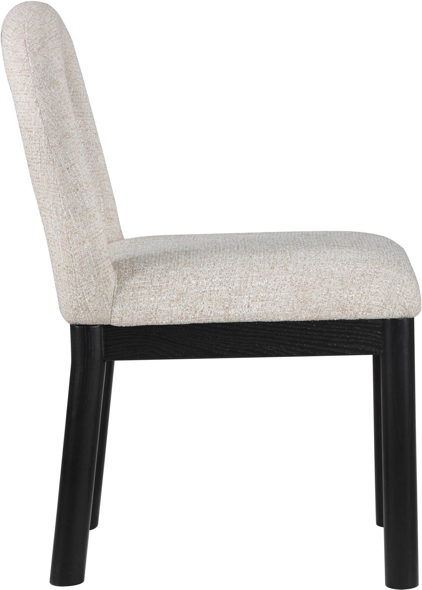 Conrad - Linen Dining Chair With Black Legs - Urban Living Furniture (Los Angeles, CA)