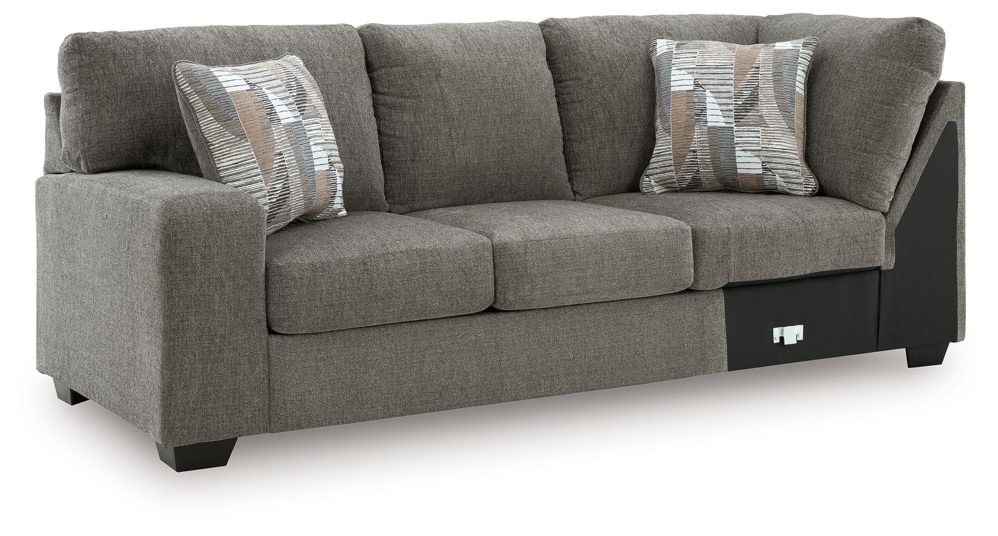 Clarington - LAF Sofa With Corner Wedge - Greystone - Urban Living Furniture (Los Angeles, CA)
