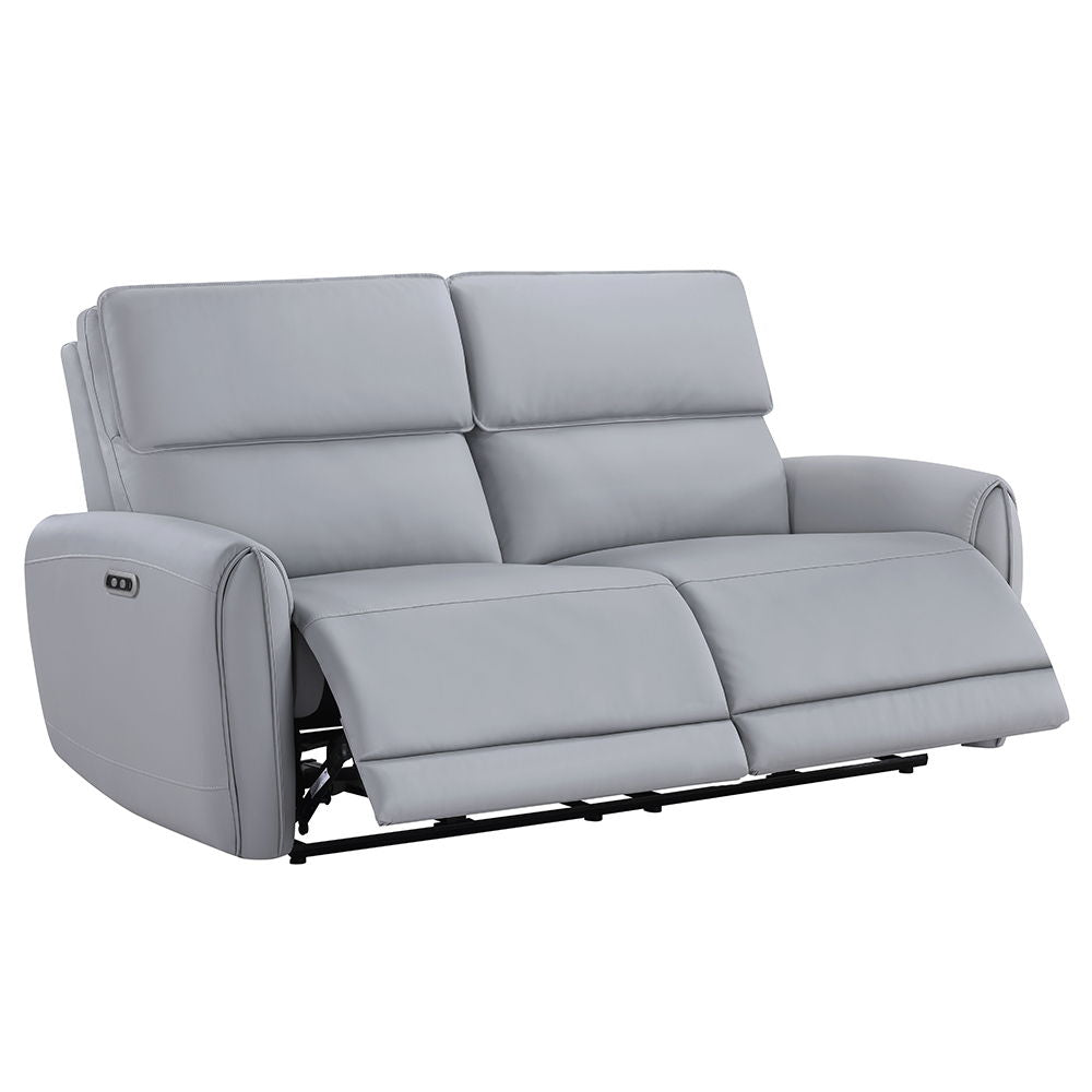 Jeromie - Power Motion Sofa With USB Port - Gray Synthetic Leather - Urban Living Furniture (Los Angeles, CA)