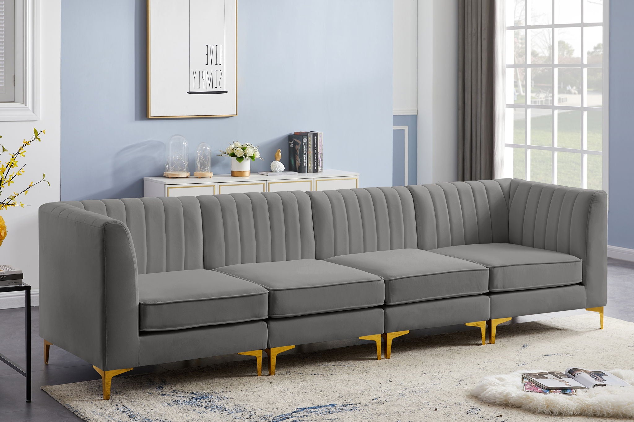 Alina - Modular 4 Seat Sofa - Urban Living Furniture (Los Angeles, CA)