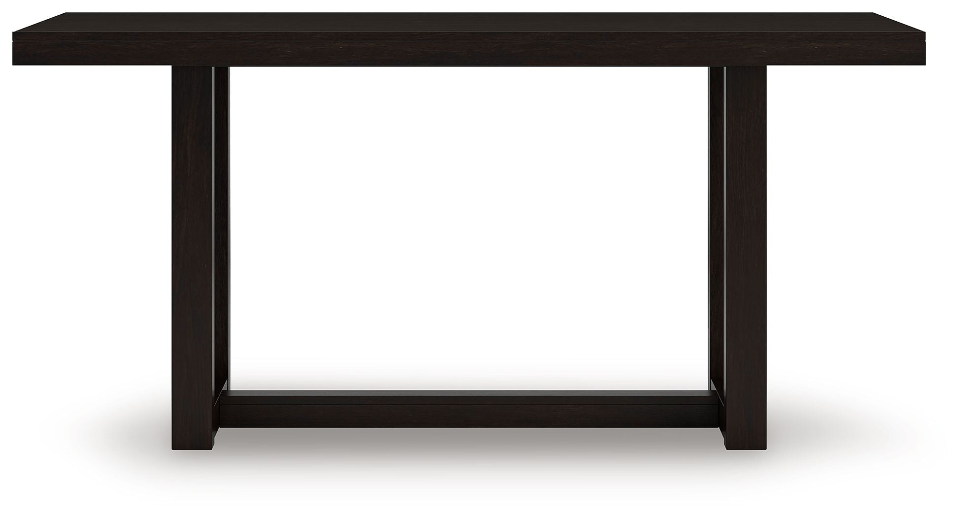 Neymorton - Rectangular Dining Room Counter Table - Dark Grayish Brown