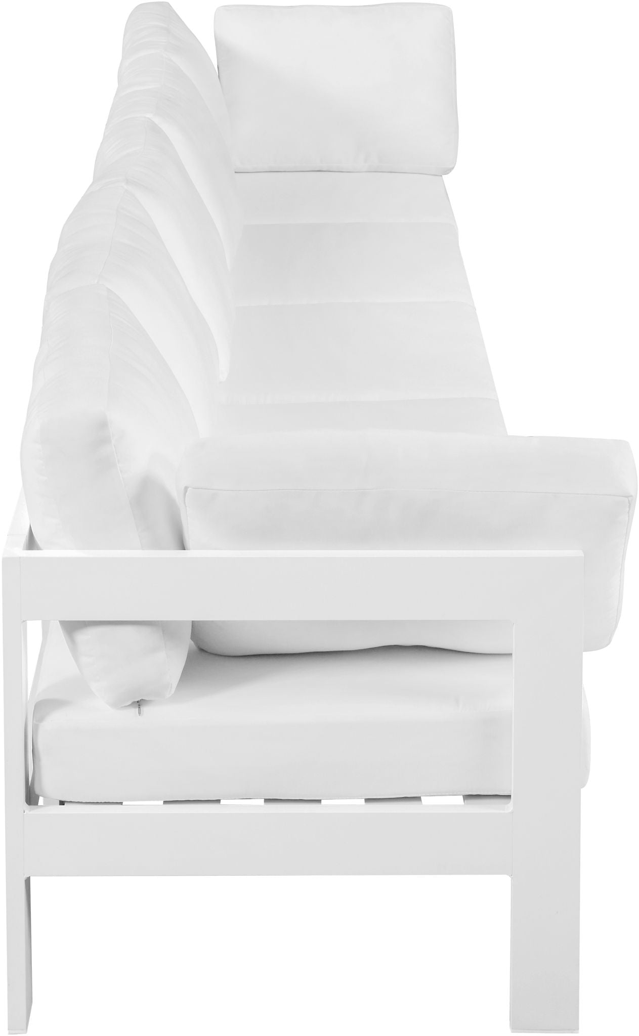 Nizuc - Outdoor Patio 5 Seat Modular Sofa With White Frame - Urban Living Furniture (Los Angeles, CA)