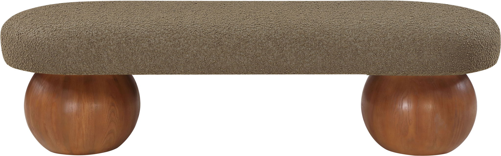 Bowie - Bench - Dark Brown Legs