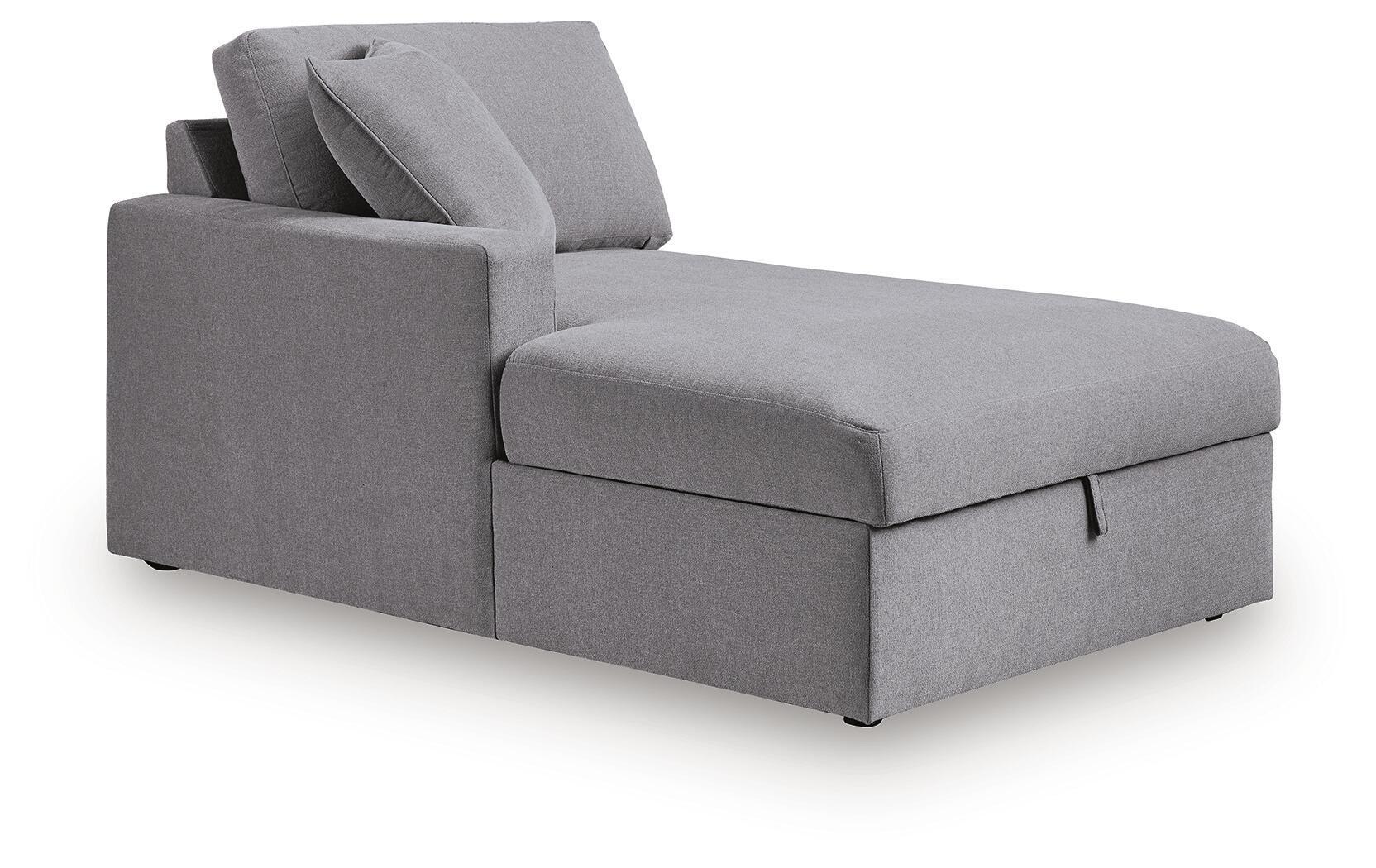 Modmax - LAF Corner Chaise With Storage - Granite - Urban Living Furniture (Los Angeles, CA)