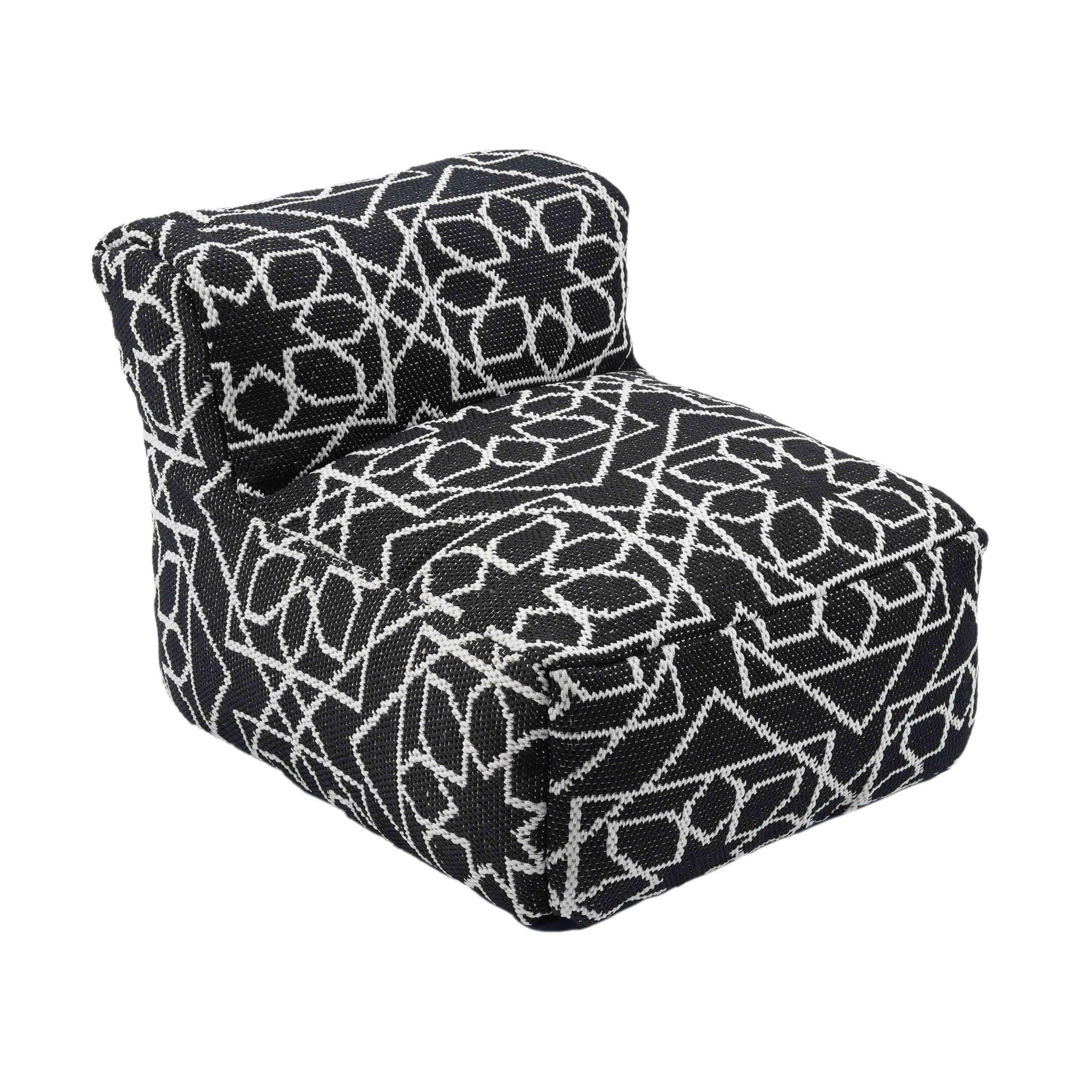 Chiara - Outdoor Accent Pouf - Black - Urban Living Furniture (Los Angeles, CA)