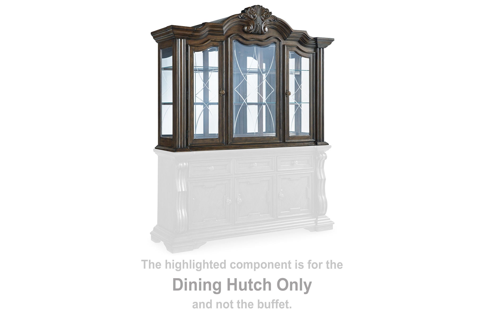 Maylee - Dark Brown - Dining Room Hutch - Urban Living Furniture (Los Angeles, CA)
