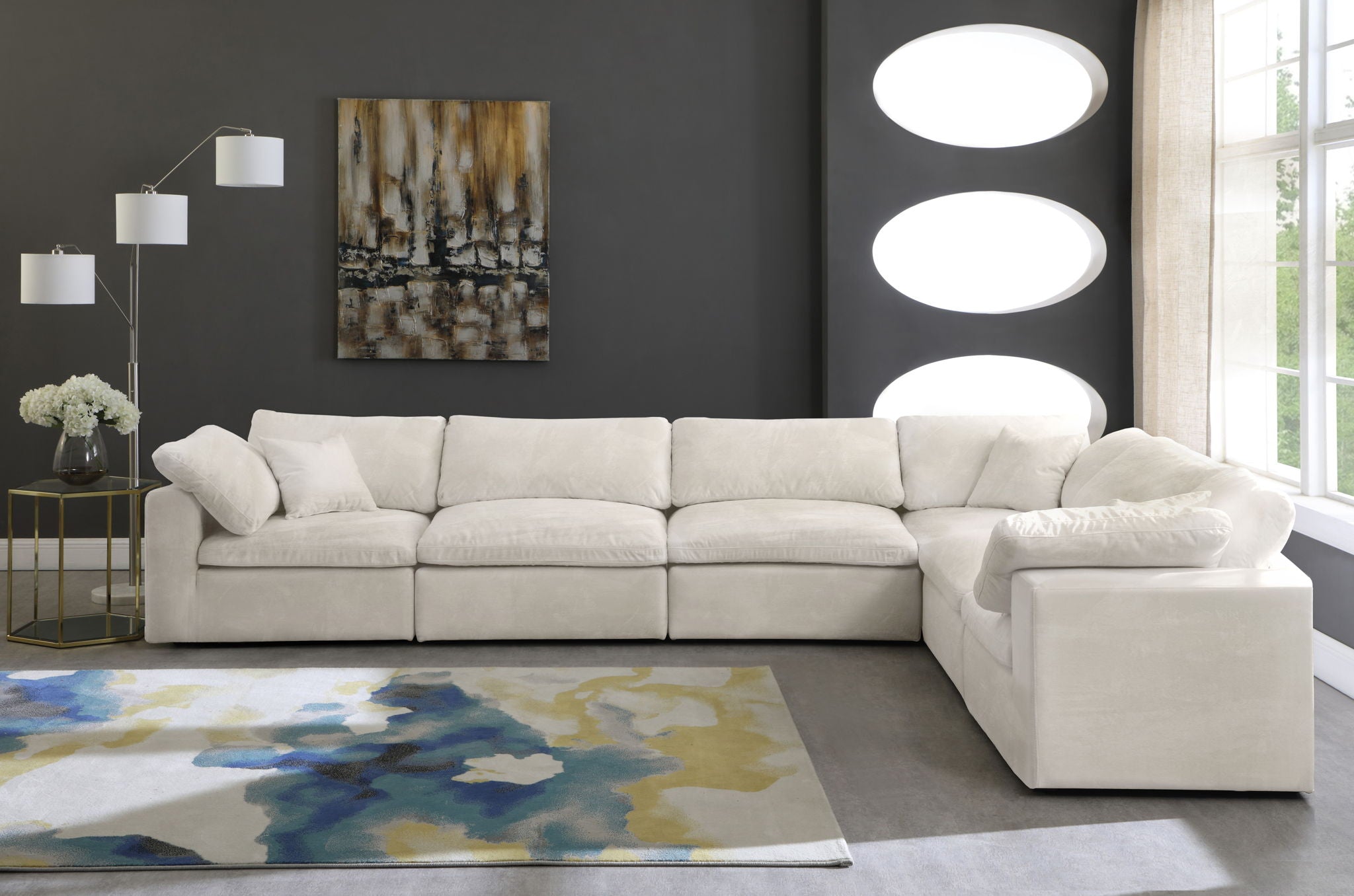 Cozy - 6 Piece Modular Corner Sectional - Urban Living Furniture (Los Angeles, CA)