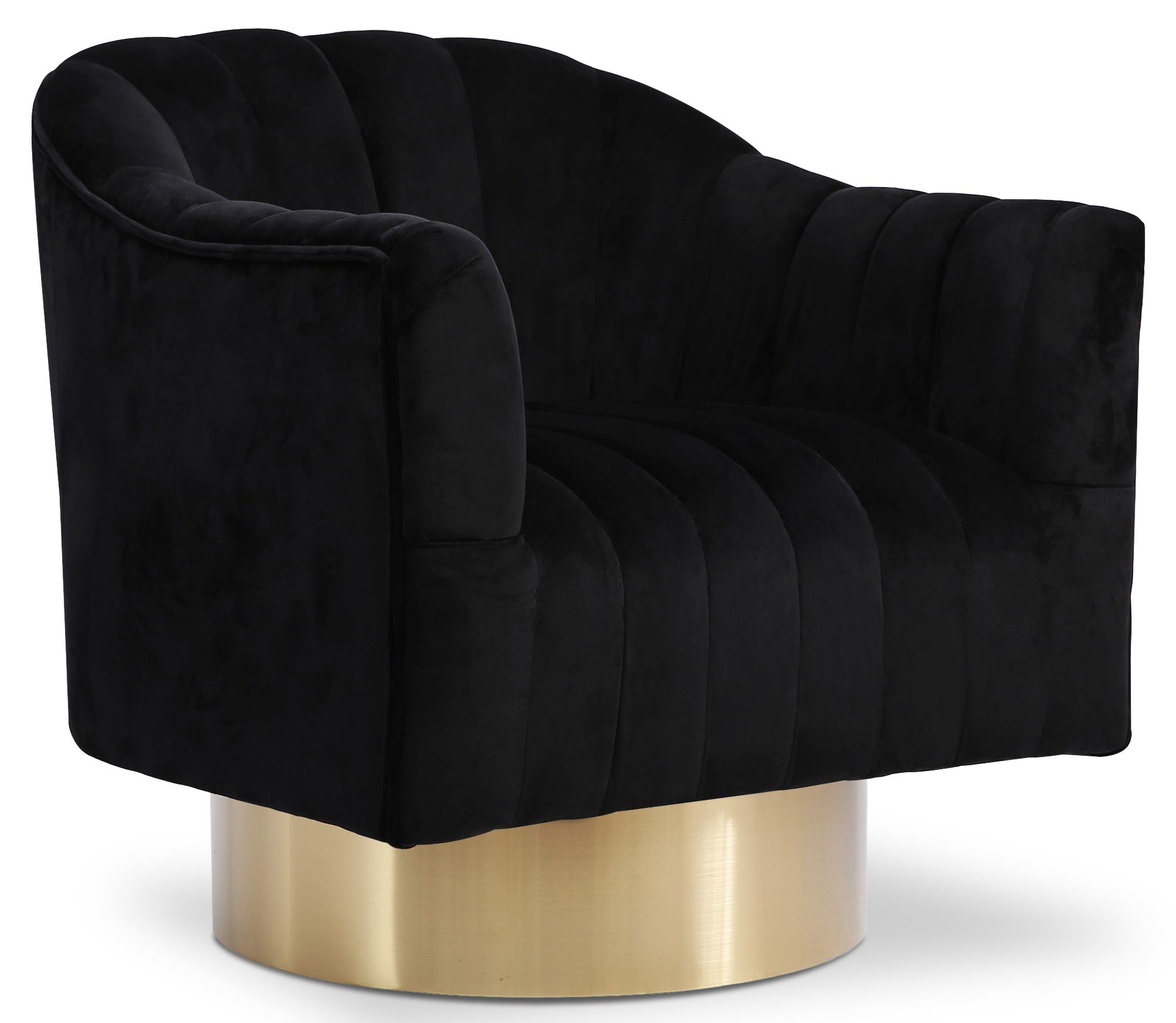 Farrah - Accent Chair with Gold Base - Urban Living Furniture (Los Angeles, CA)