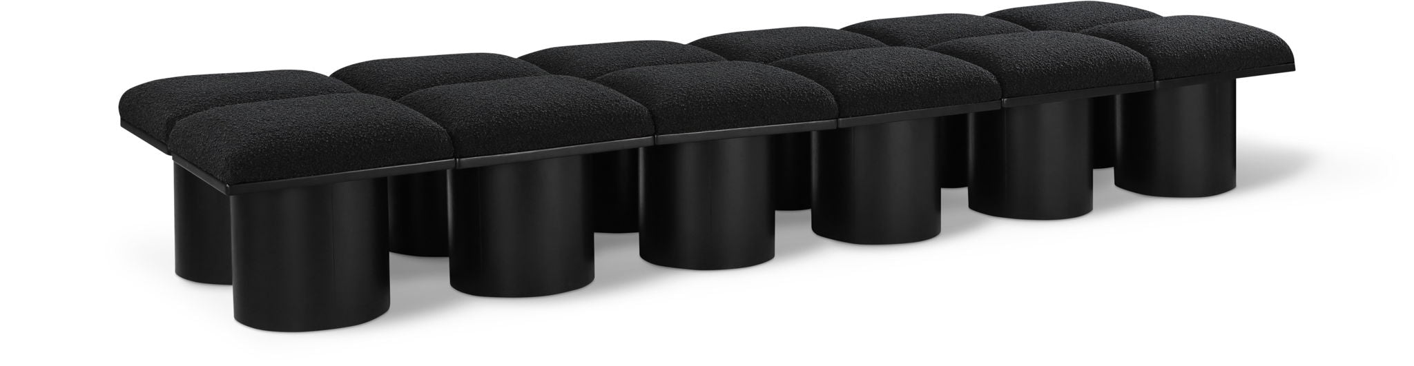 Pavilion - 12 Piece Modular Bench With Black Base - Urban Living Furniture (Los Angeles, CA)