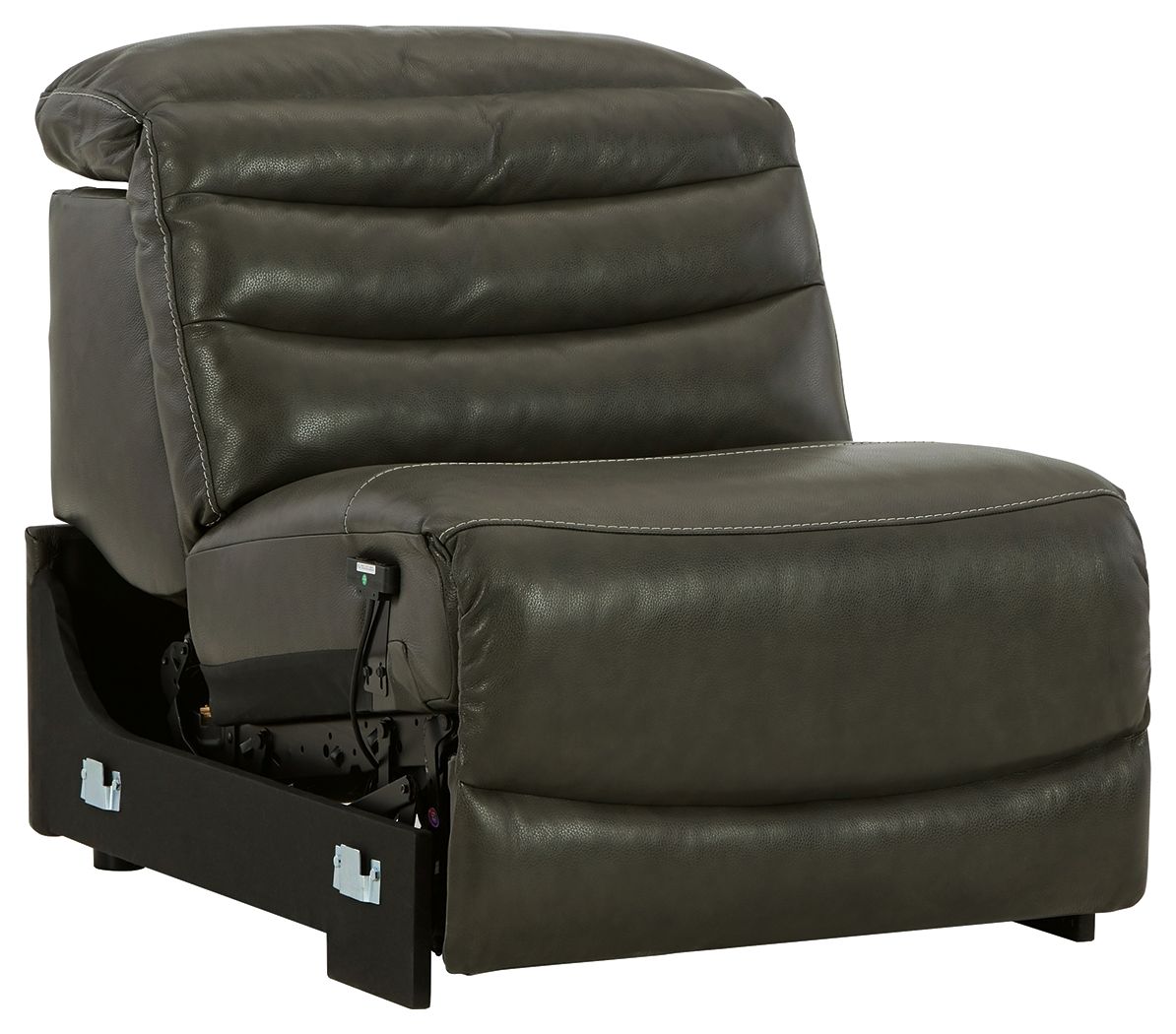 Center Line - Dark Gray - PWR Armless REC w/Adj Headrest - Urban Living Furniture (Los Angeles, CA)