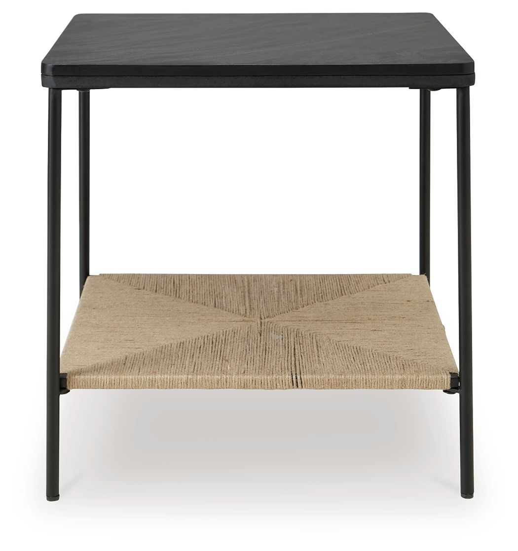 Minrich - Black / Natural - Accent Table - Urban Living Furniture (Los Angeles, CA)