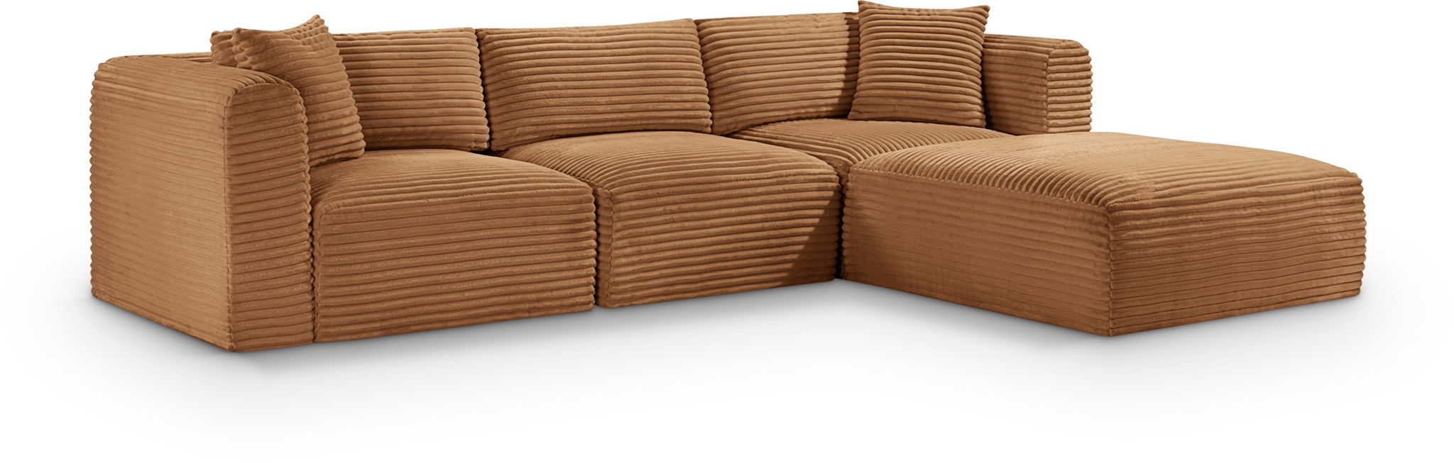Shaggy - Fabric 4 Piece Modular Sectional - Urban Living Furniture (Los Angeles, CA)