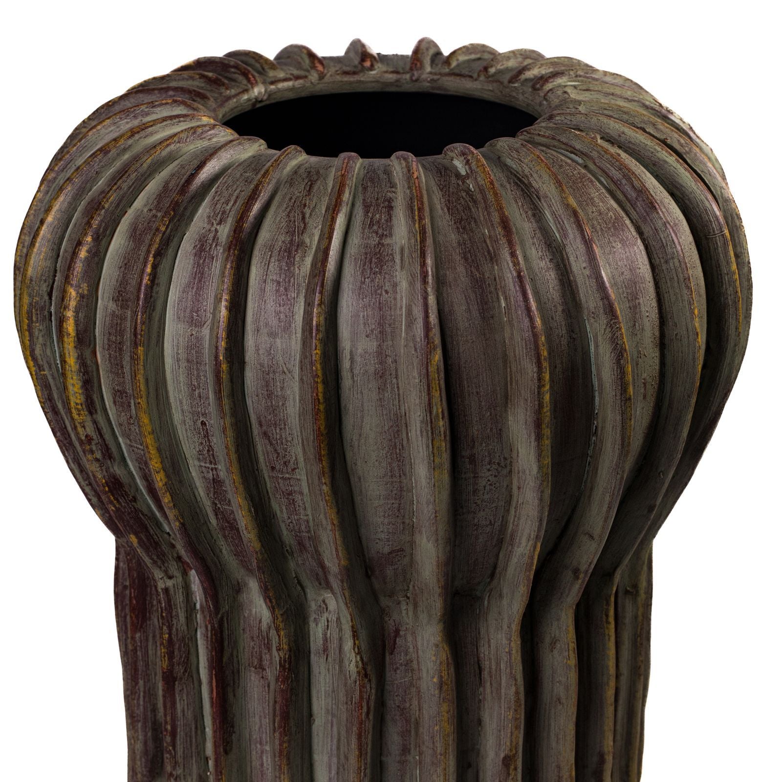 Visha - Terracotta Vase - Gray Green - Urban Living Furniture (Los Angeles, CA)
