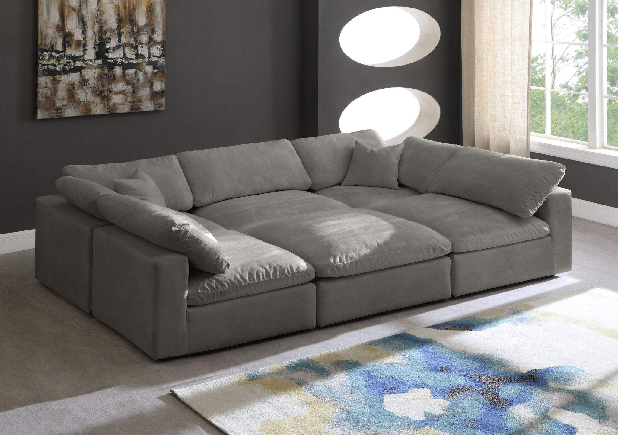 Cozy - 6 Piece Modular Sectional - Urban Living Furniture (Los Angeles, CA)