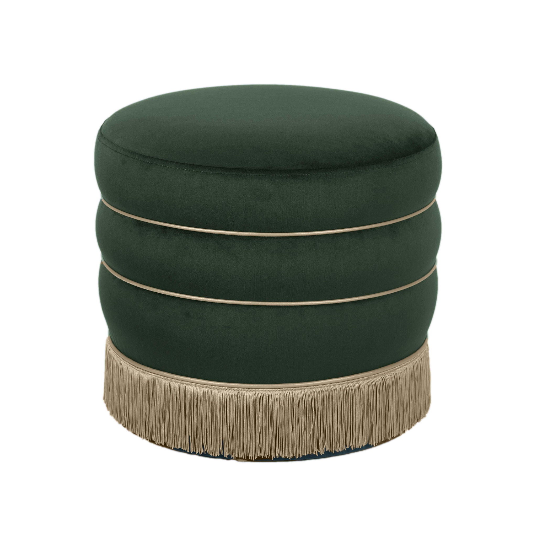 Lakka - Velvet Ottoman - Urban Living Furniture (Los Angeles, CA)