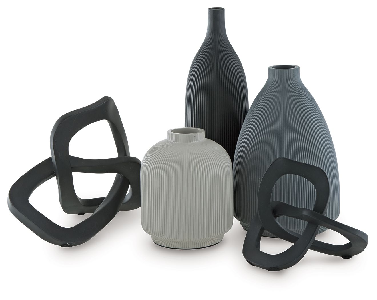 Leithick - Black / Tan / Gray - Accessory Set (Set of 5) - Urban Living Furniture (Los Angeles, CA)