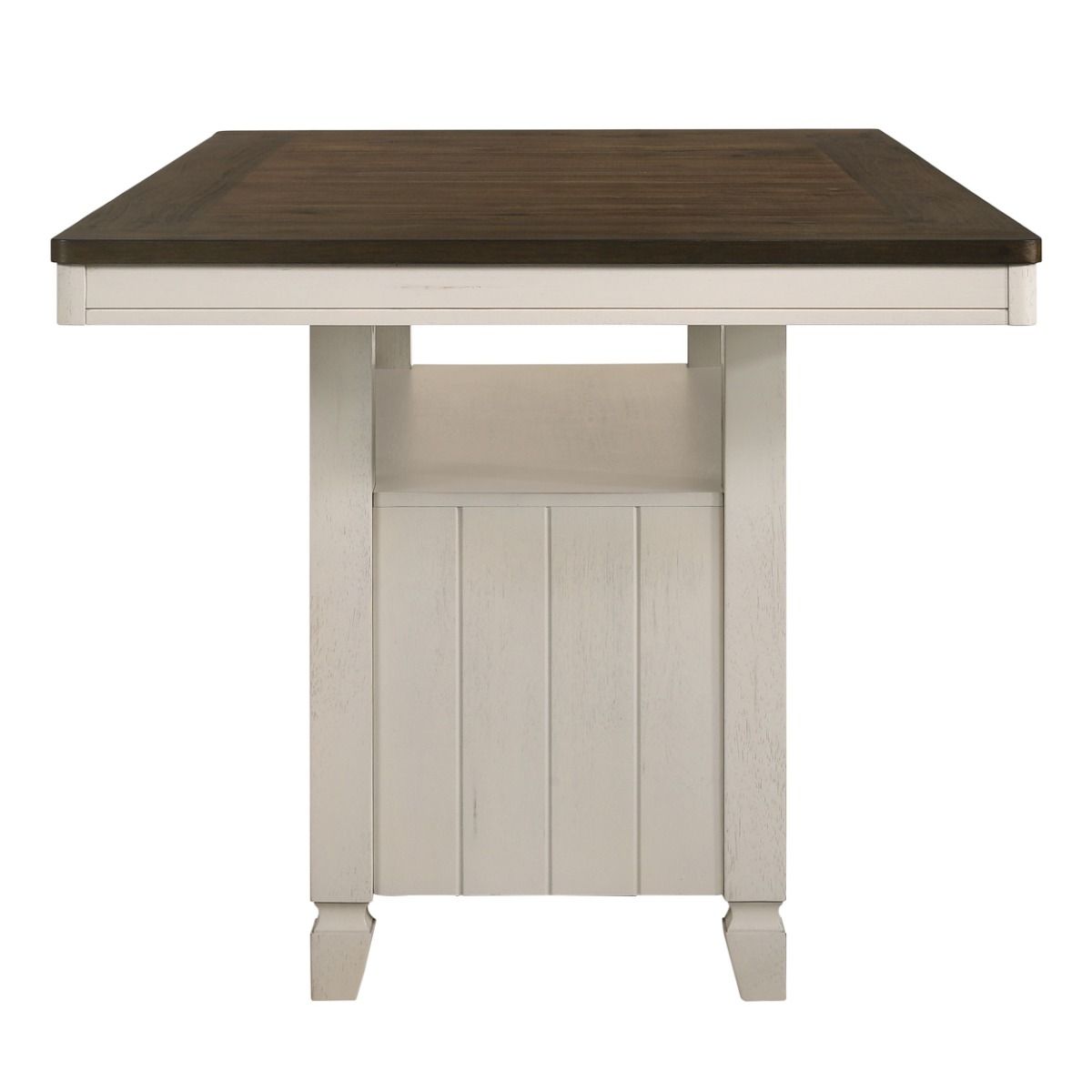 Tasnim - Counter Dining Table - Oak & Antique White - Urban Living Furniture (Los Angeles, CA)