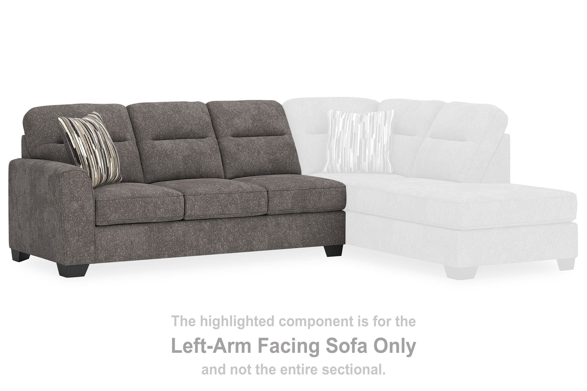 Olten - Graphite - LAF Sofa - Urban Living Furniture (Los Angeles, CA)