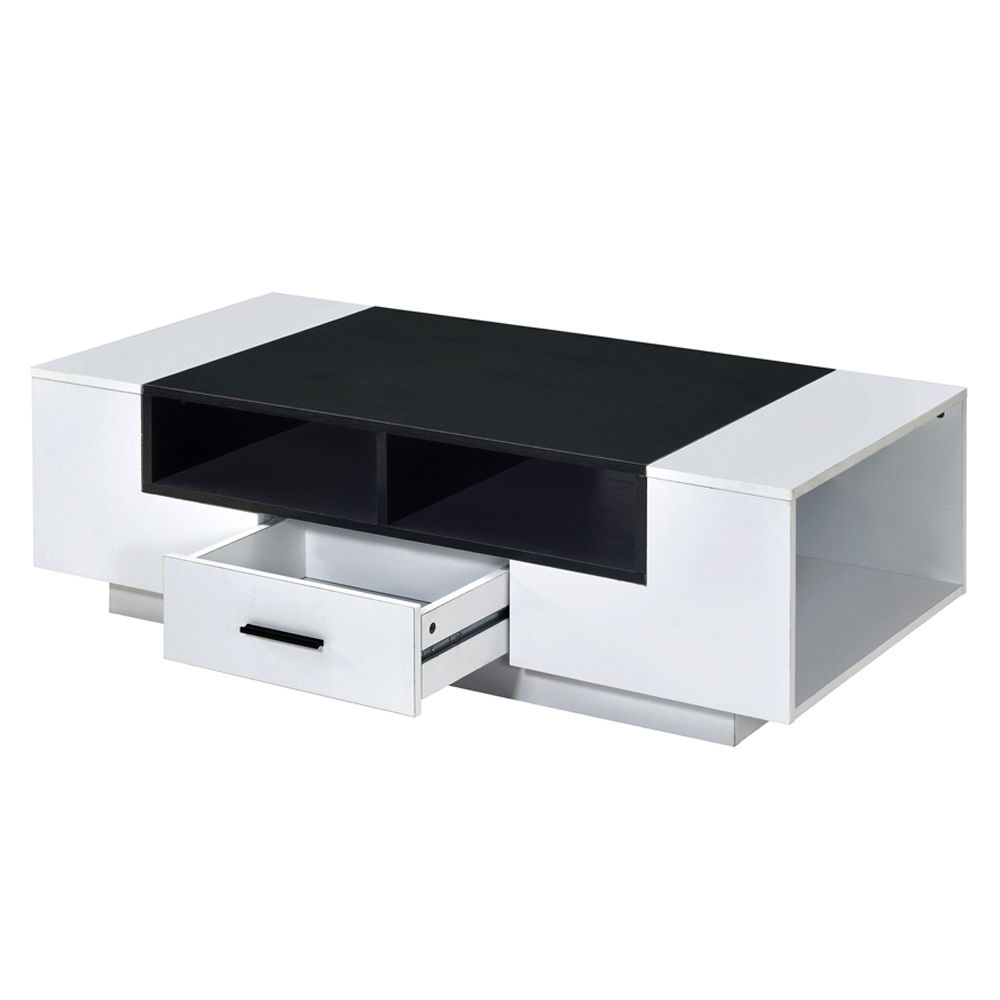 Armour - Coffee Table - White & Black - Urban Living Furniture (Los Angeles, CA)