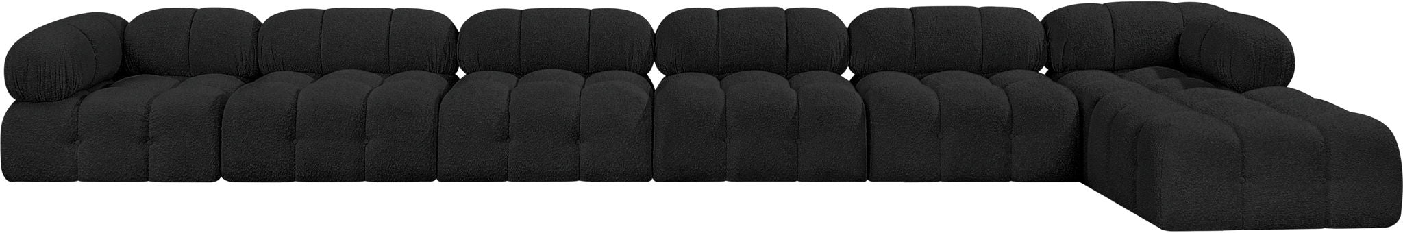 Ames - 7 Piece Boucle Fabric Modular L-Shaped Sectional - Urban Living Furniture (Los Angeles, CA)