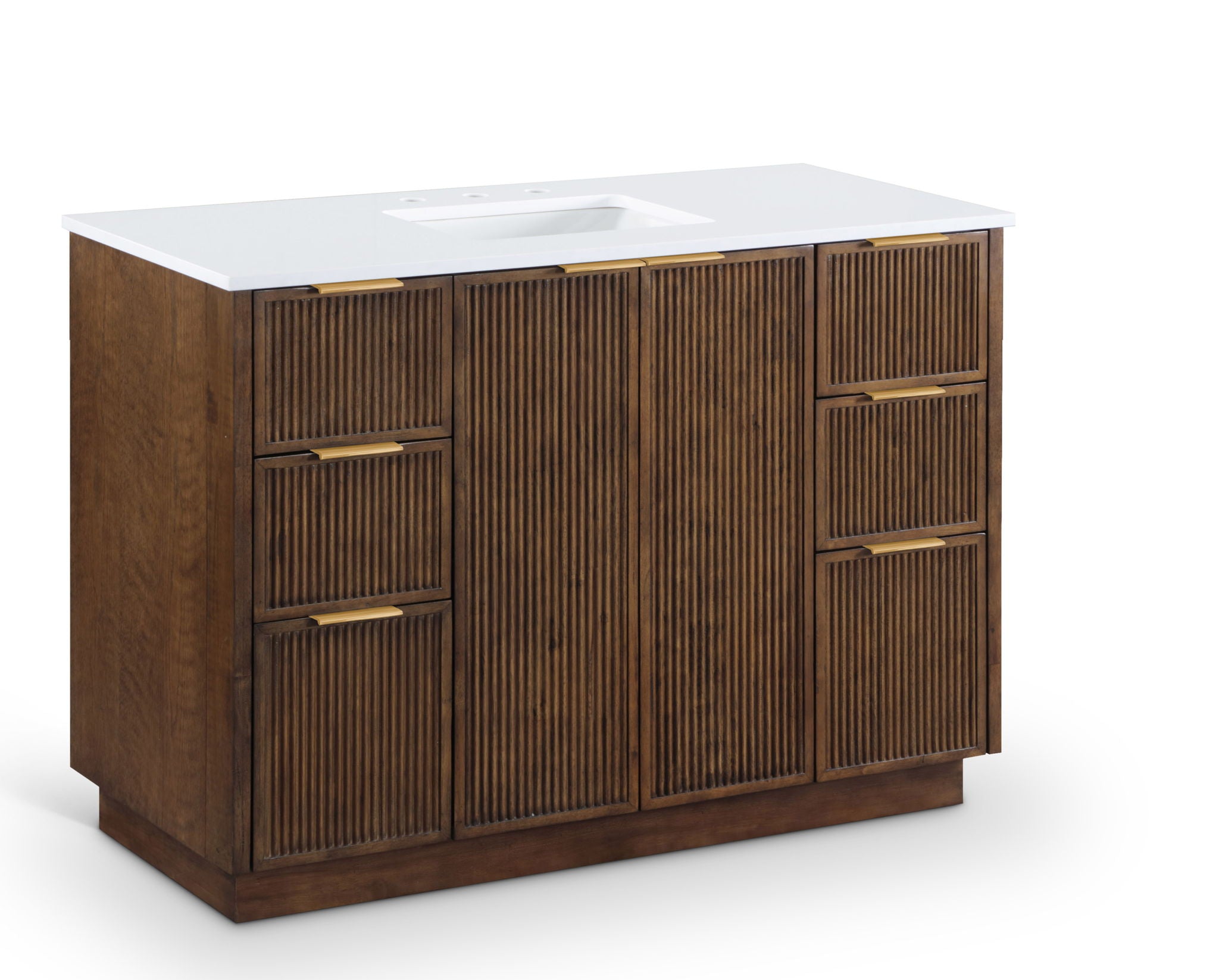 Willard - Engineered Stone And Solid Wood Bathroom Vanity - Urban Living Furniture (Los Angeles, CA)