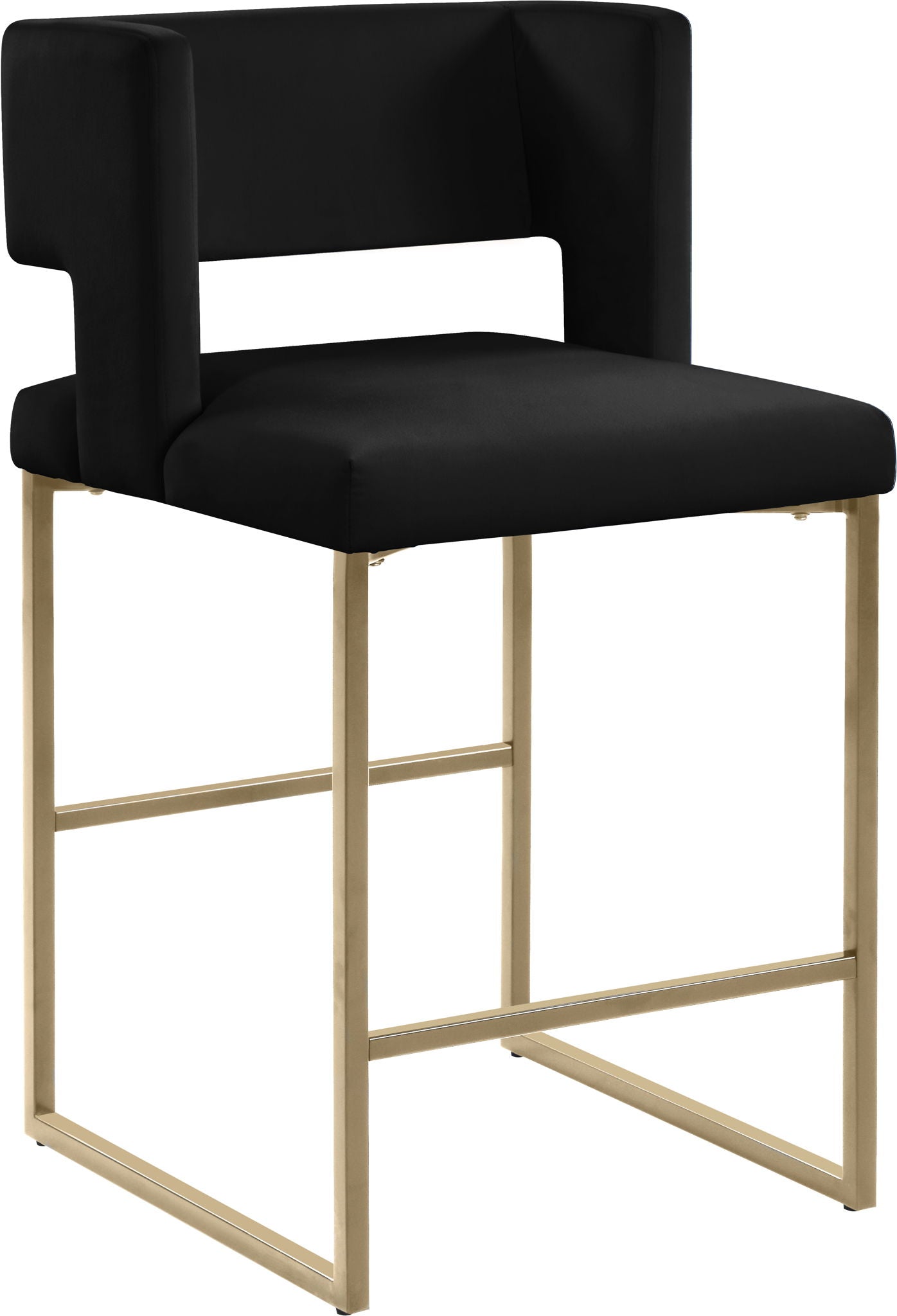 Caleb - Counter Stool with Gold Legs (Set of 2) - Urban Living Furniture (Los Angeles, CA)