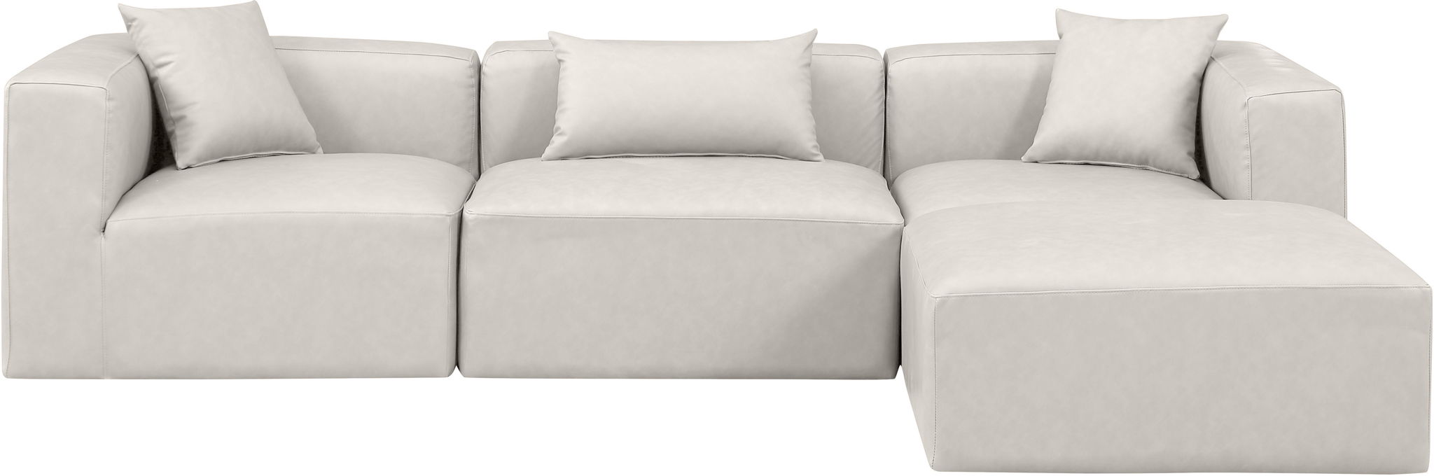 Cube - 4 Piece Modular Sectional With Chaise