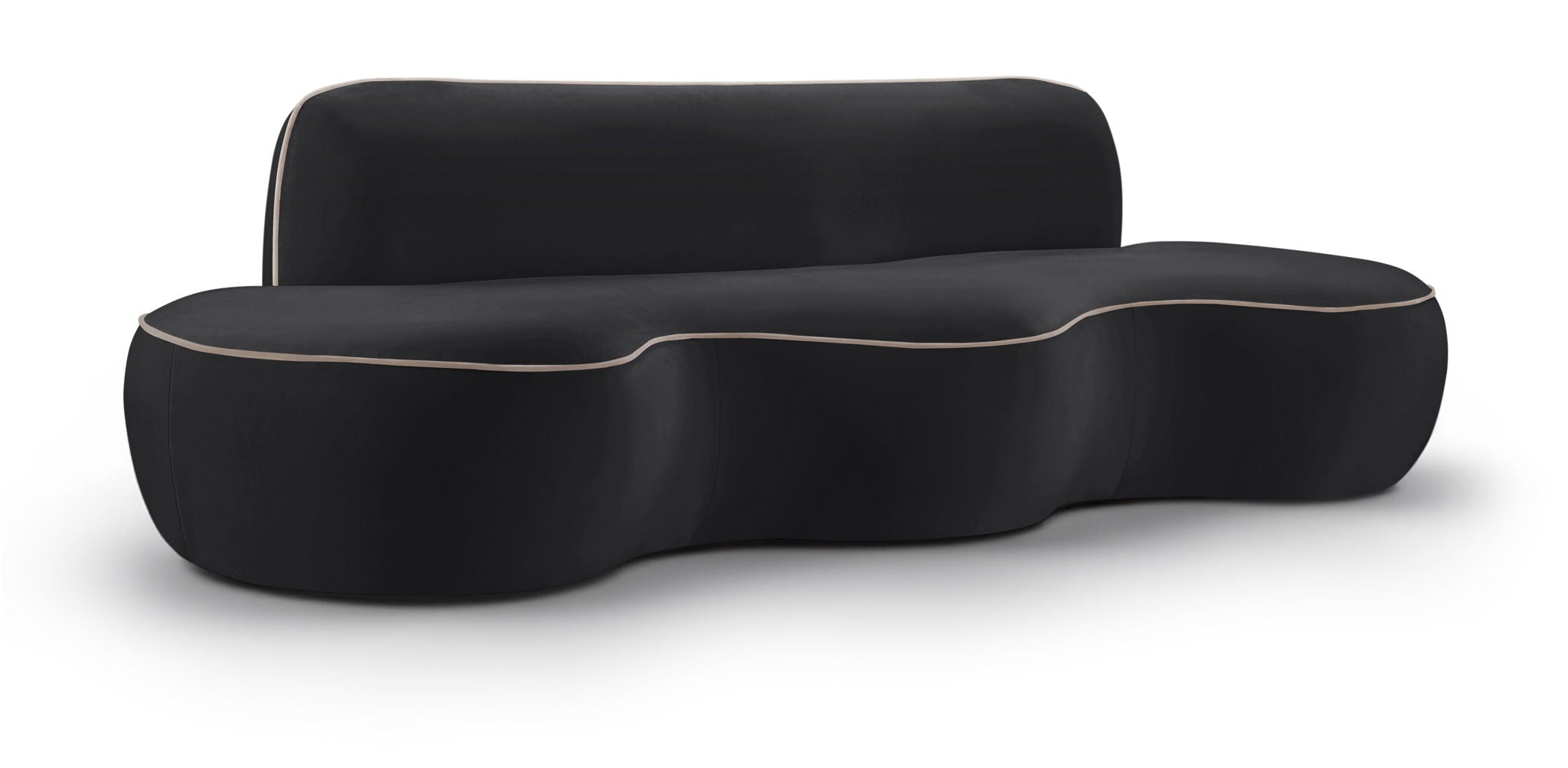 Swerve - Velvet 101" Upholstered Sofa