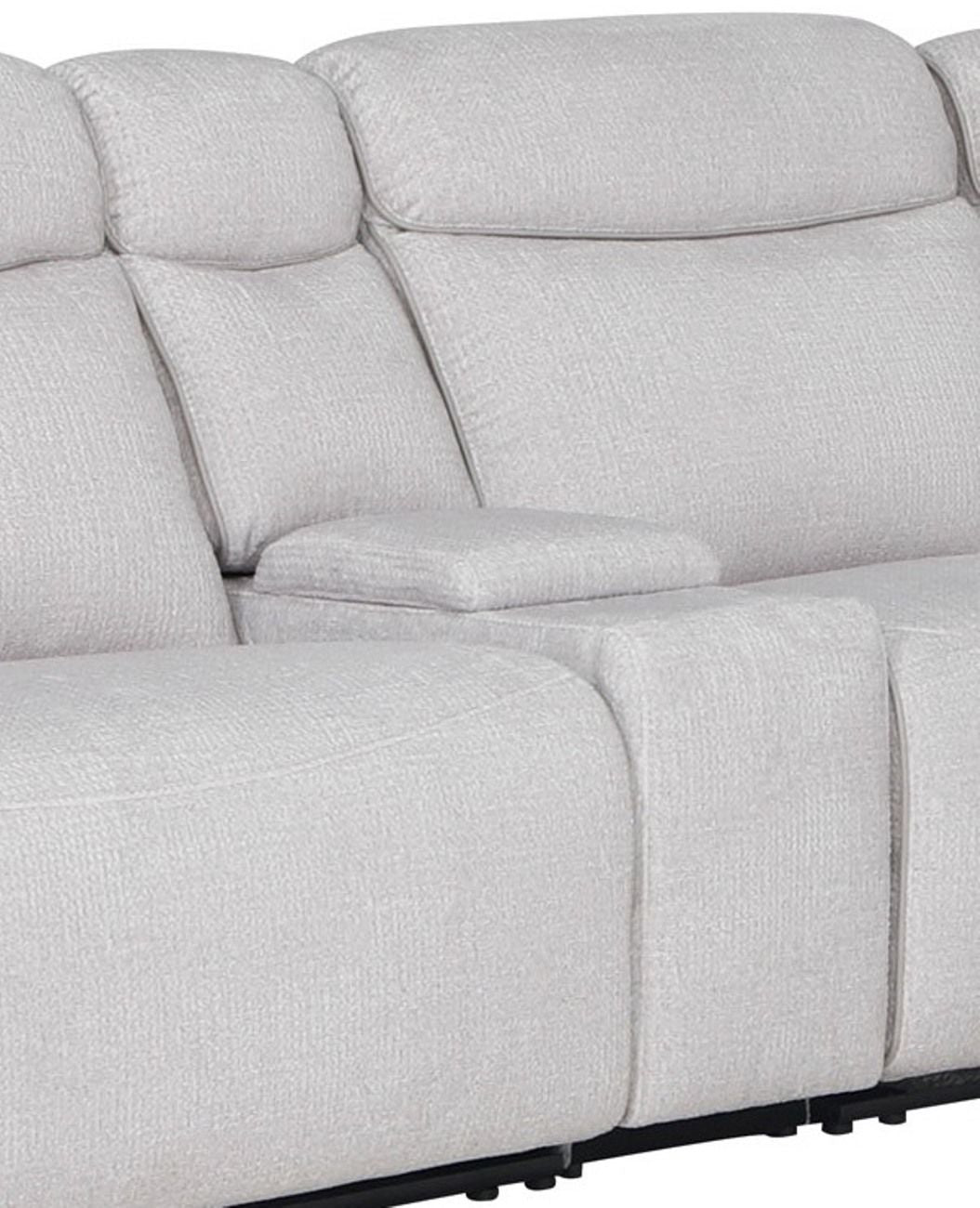 Alpine - Tilt Console With 3-Way Wireless Charger - Snow - Urban Living Furniture (Los Angeles, CA)