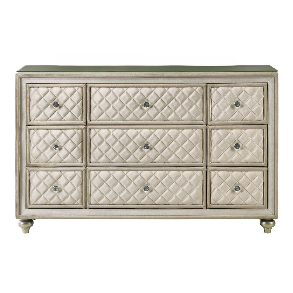 Lucienne - Dresser - Beige Velvet - Urban Living Furniture (Los Angeles, CA)