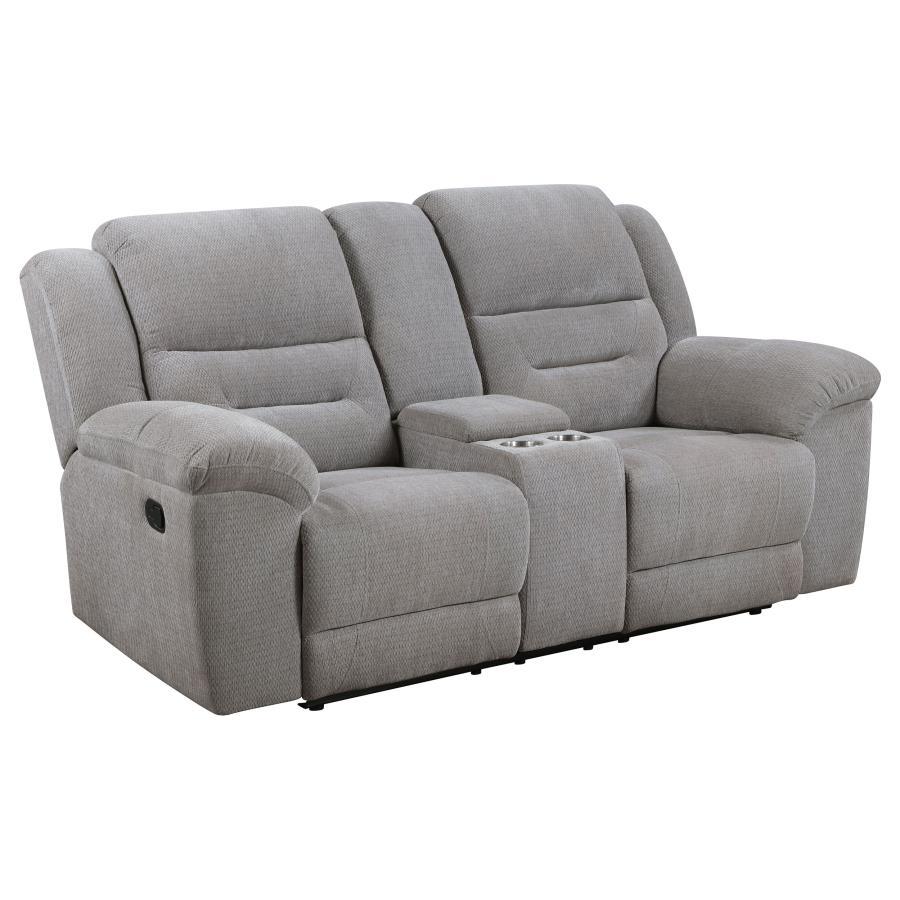 Gilson - Chenille Upholstered Reclining Loveseat - Gray - Urban Living Furniture (Los Angeles, CA)