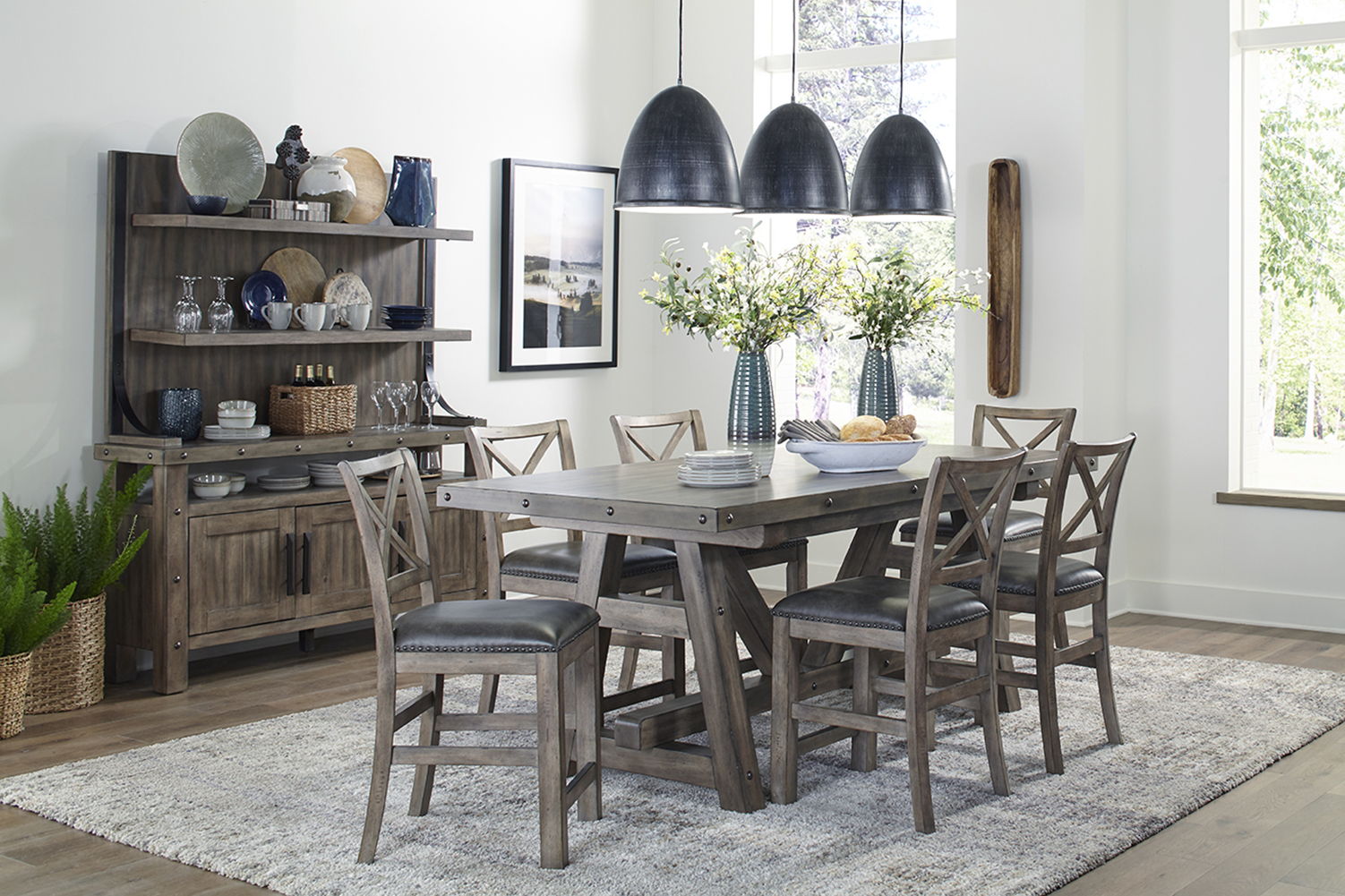 Lodge Dining - Counter Height Dining Set - Urban Living Furniture (Los Angeles, CA)