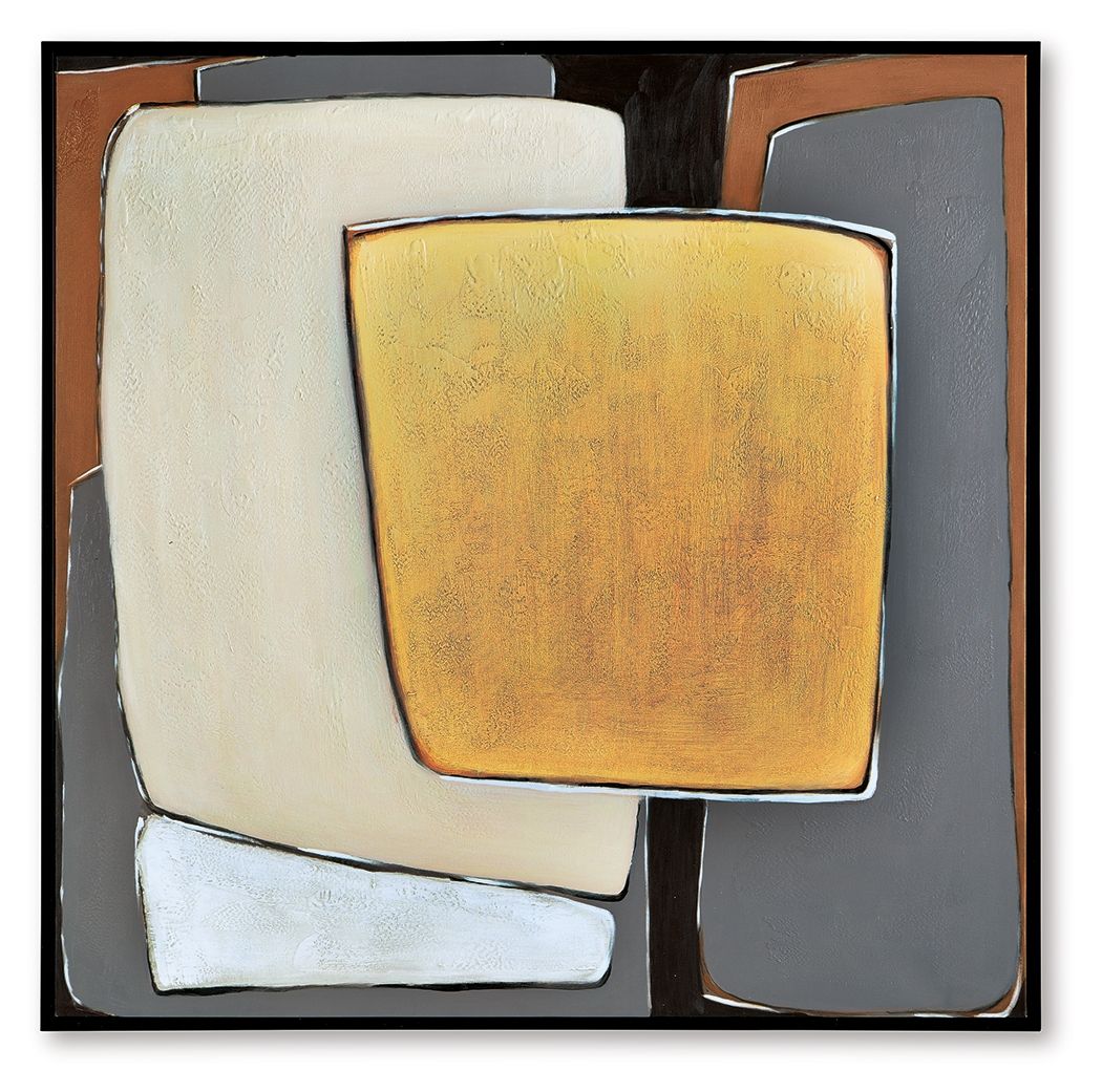 Actman - Cream / Brown / Gray - Wall Art - Urban Living Furniture (Los Angeles, CA)