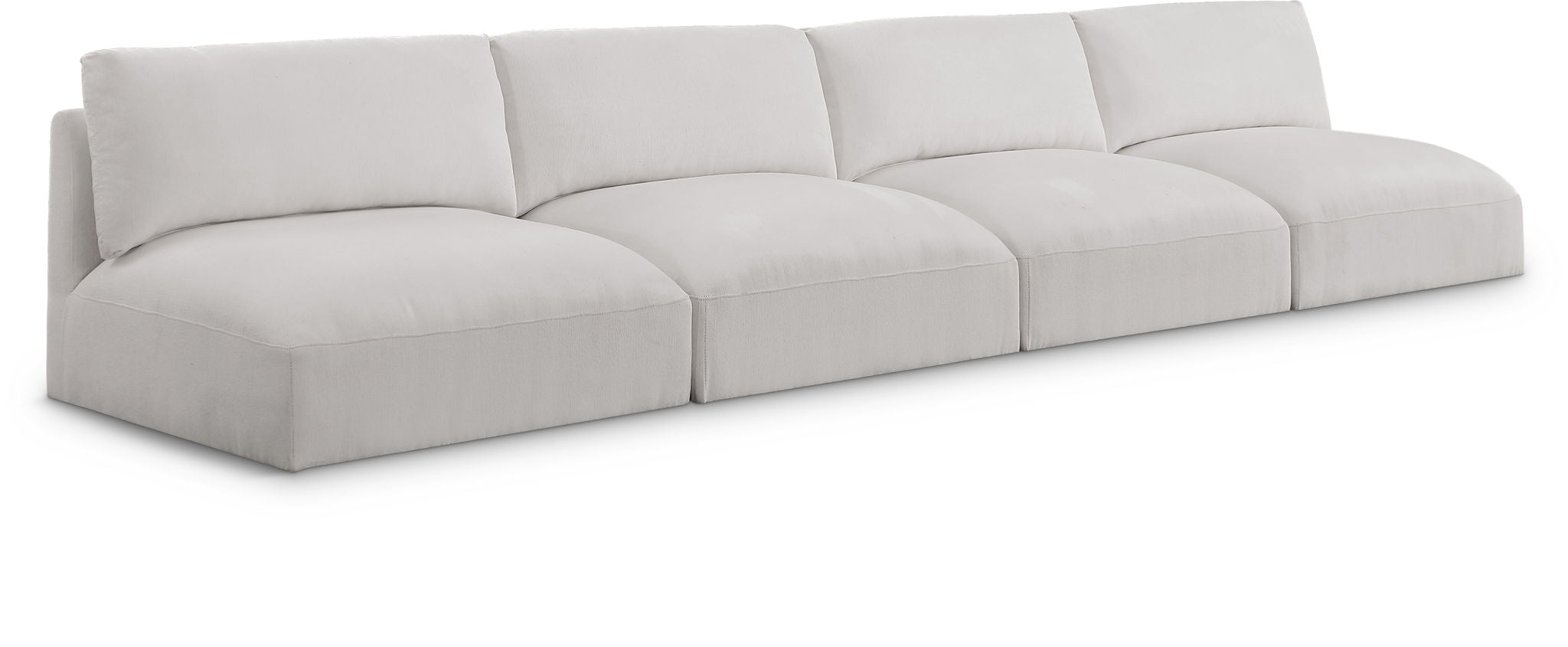 Ease - 4 Seat Modular Armless Sofa - Urban Living Furniture (Los Angeles, CA)