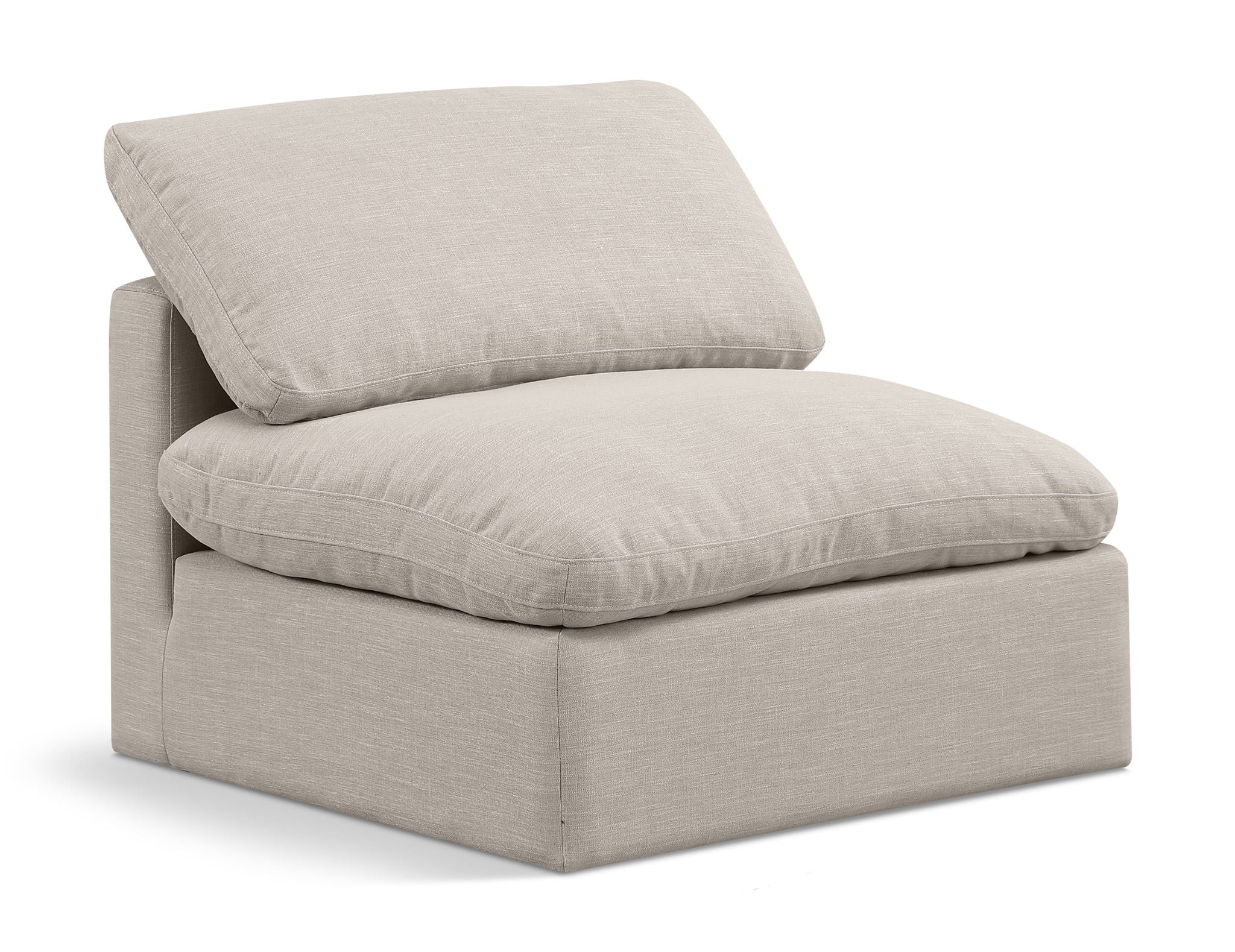 Indulge - Linen Armless Chair - Urban Living Furniture (Los Angeles, CA)