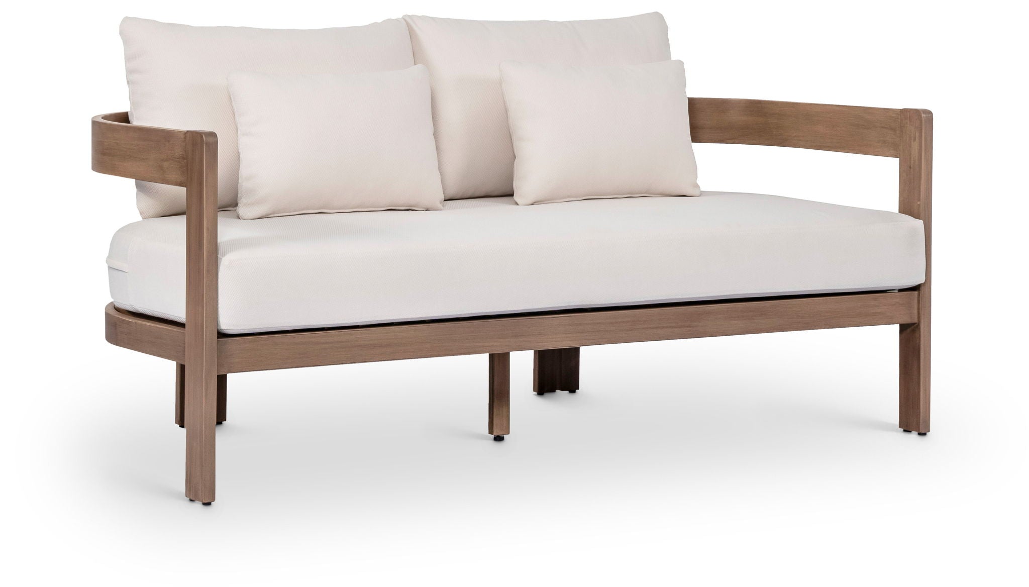 Newport - Water Resistant Fabric 65" Upholstered Outdoor Patio Loveseat - Urban Living Furniture (Los Angeles, CA)