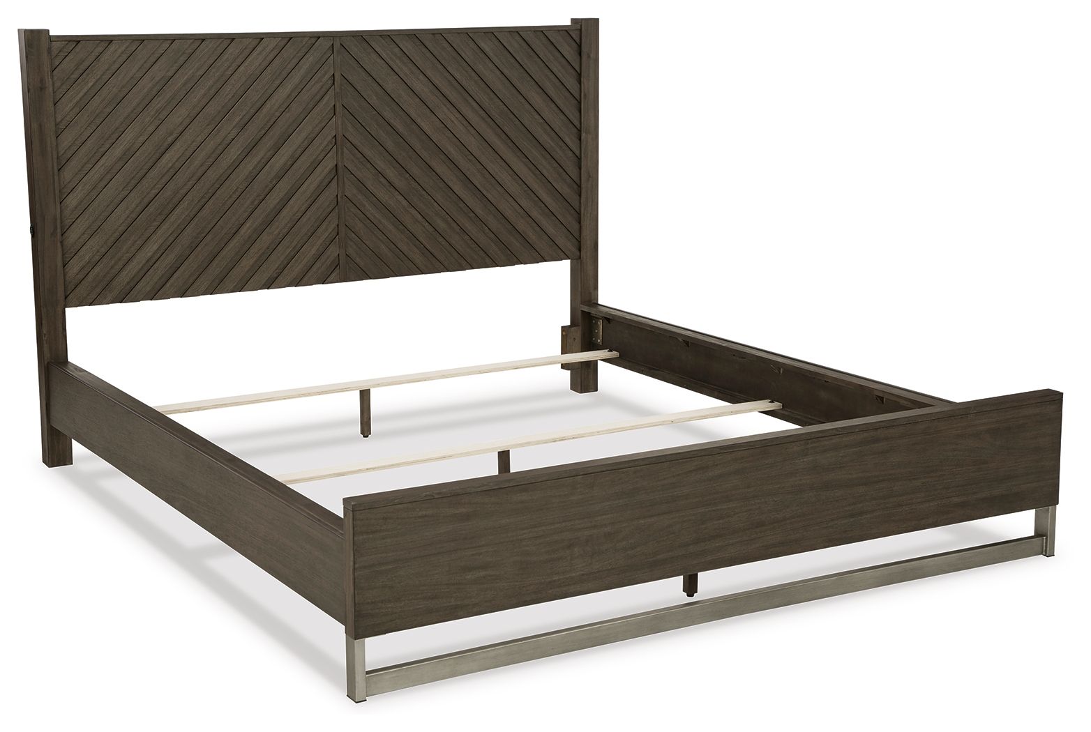 Arkenton - King Panel Bed - Grayish Brown - Urban Living Furniture (Los Angeles, CA)